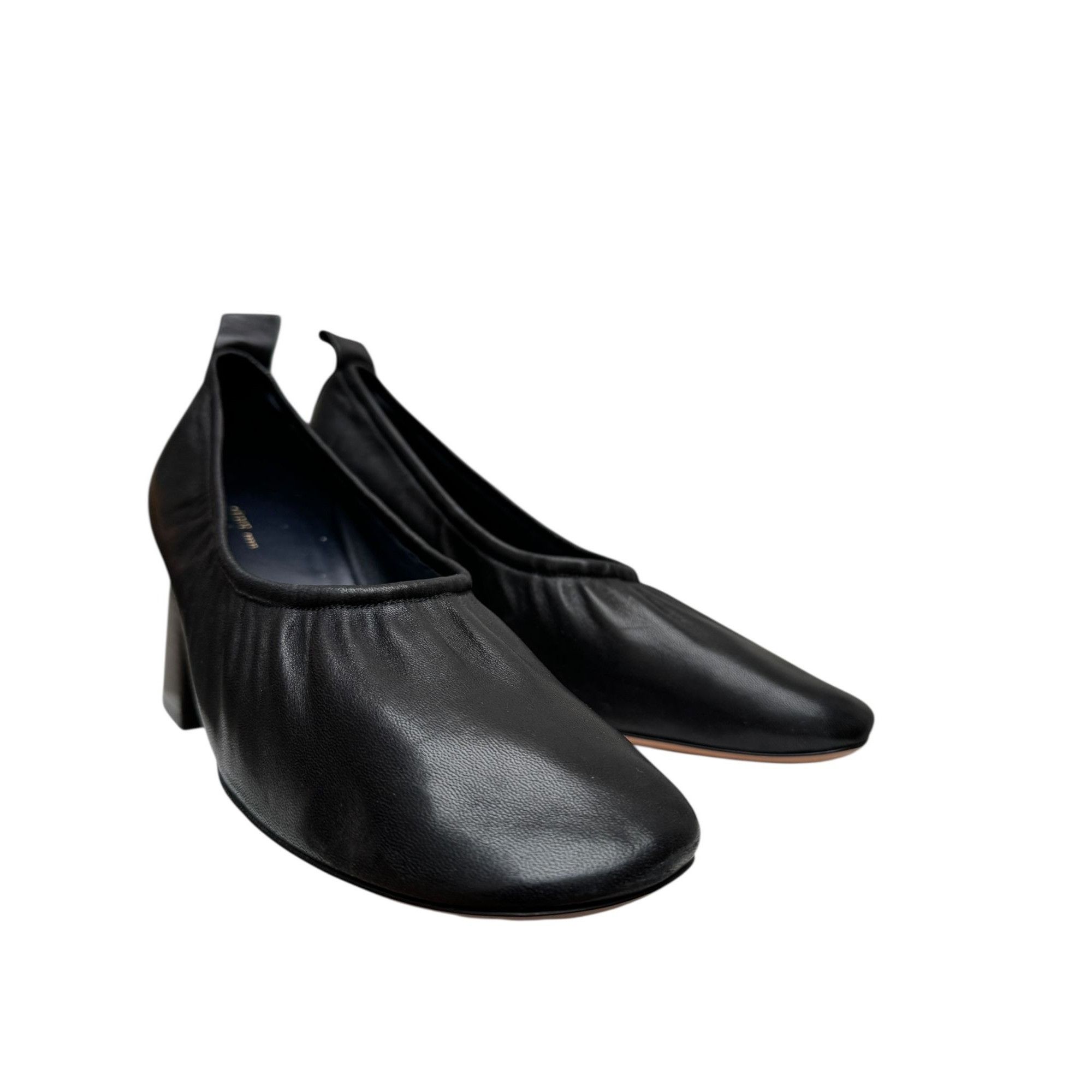 Celine Phoebe Philo Black Ballerina Heels Size US 10 / IT 40 - 2 Thumbnail