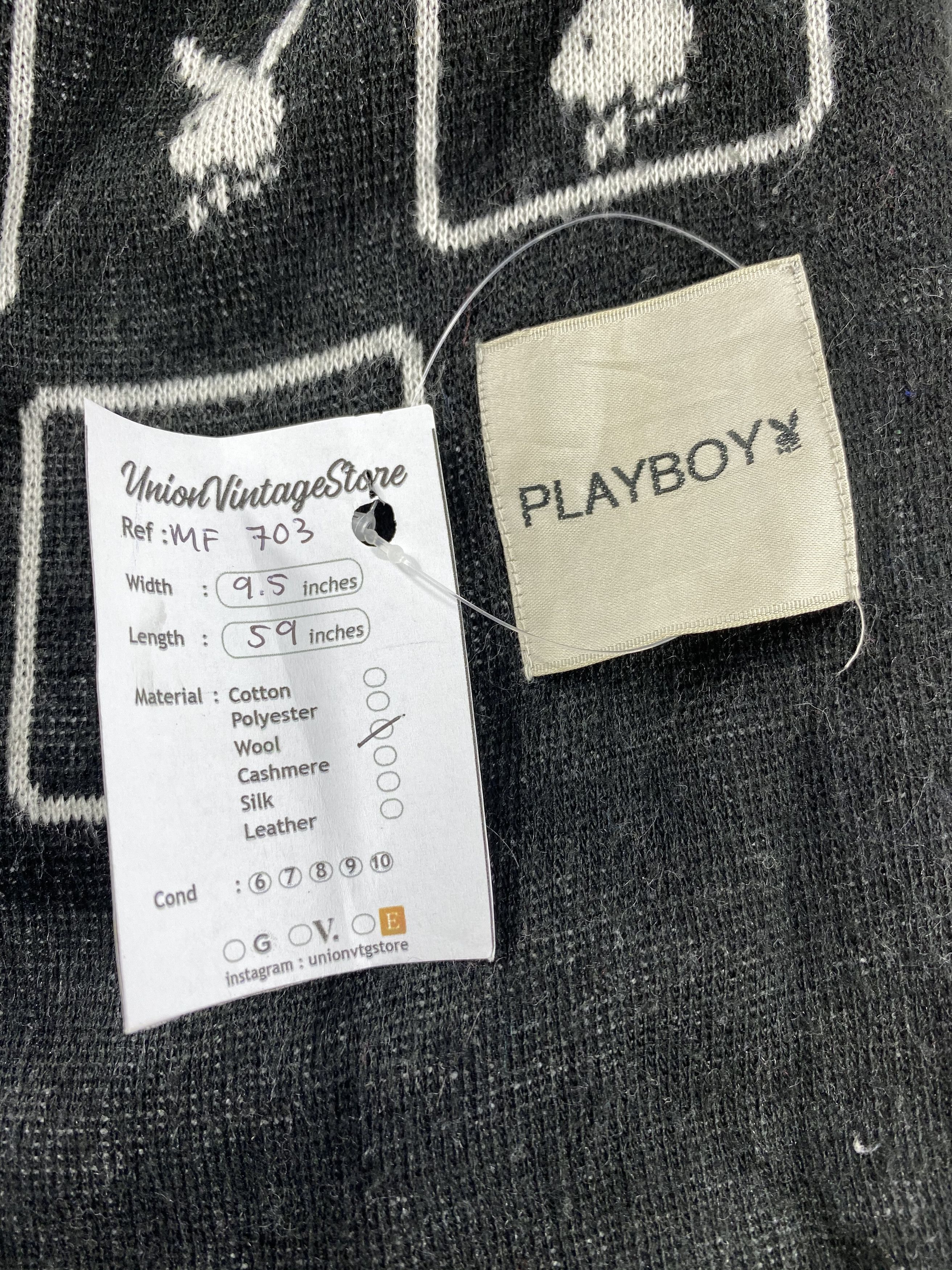 Playboy Vintage Playboy Scarf/Muffler/Neckwear MF703 Size ONE SIZE - 5 Thumbnail