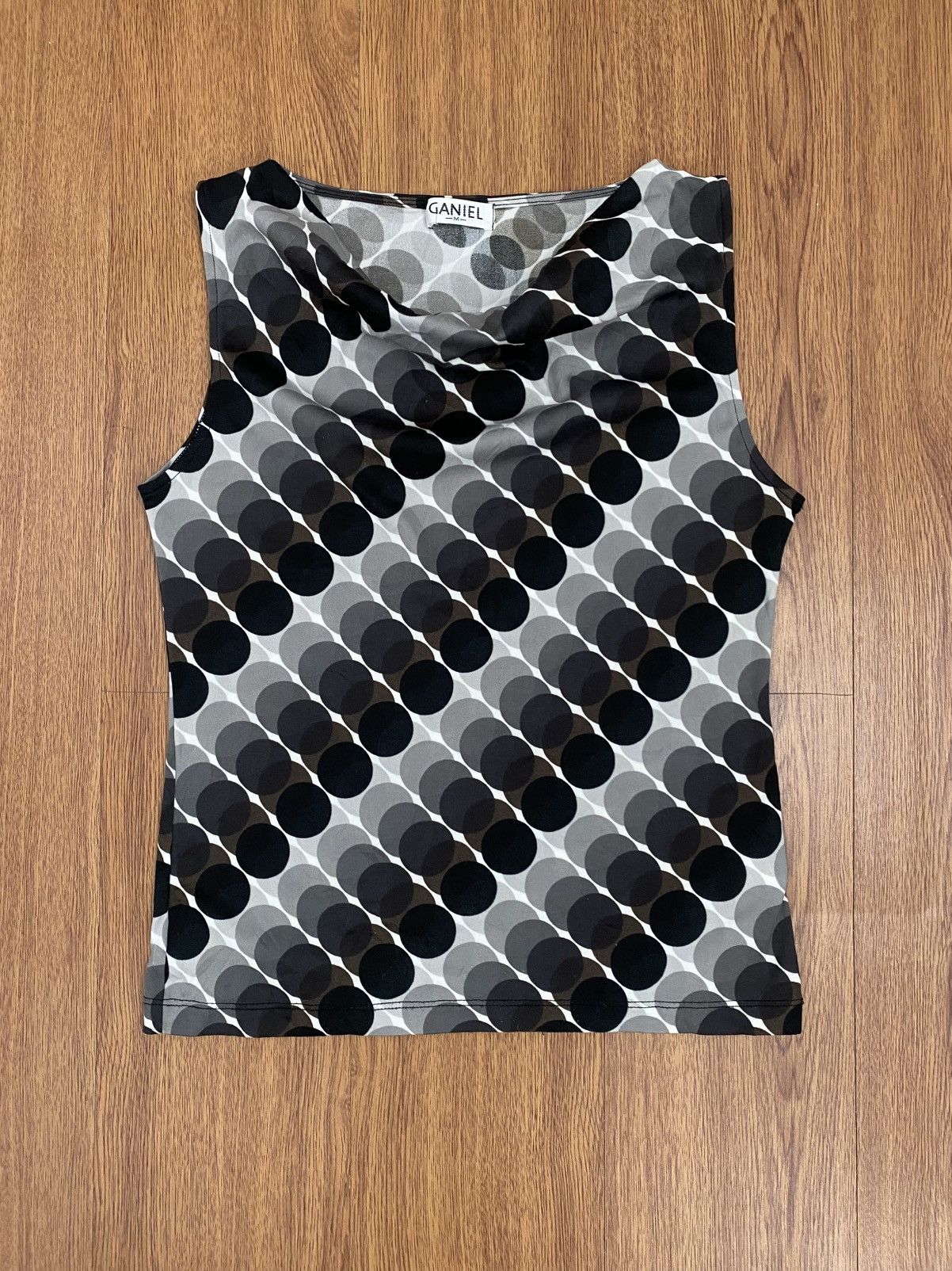 Japanese Brand Ganiel polka tank tops Size M / US 6-8 / IT 42-44 - 1 Thumbnail