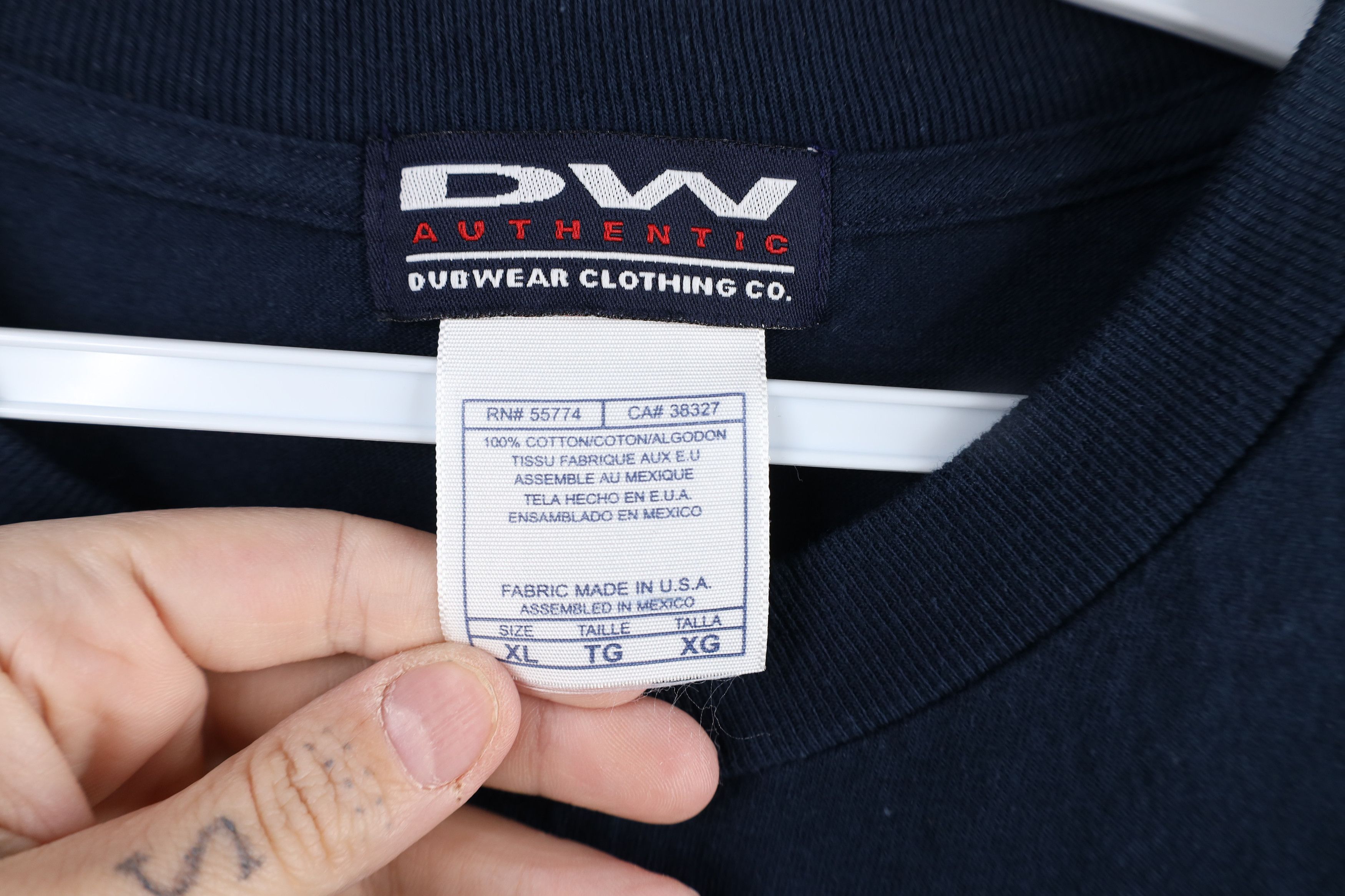Vintage Vintage 90s Streetwear Windsor Canada T-Shirt Navy Blue Size US XL / EU 56 / 4 - 6 Thumbnail