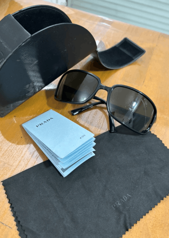 Prada PRADA Sunglasses Wrap Shield Mask Symbole Sport Red Tab Size ONE SIZE - 1 Thumbnail