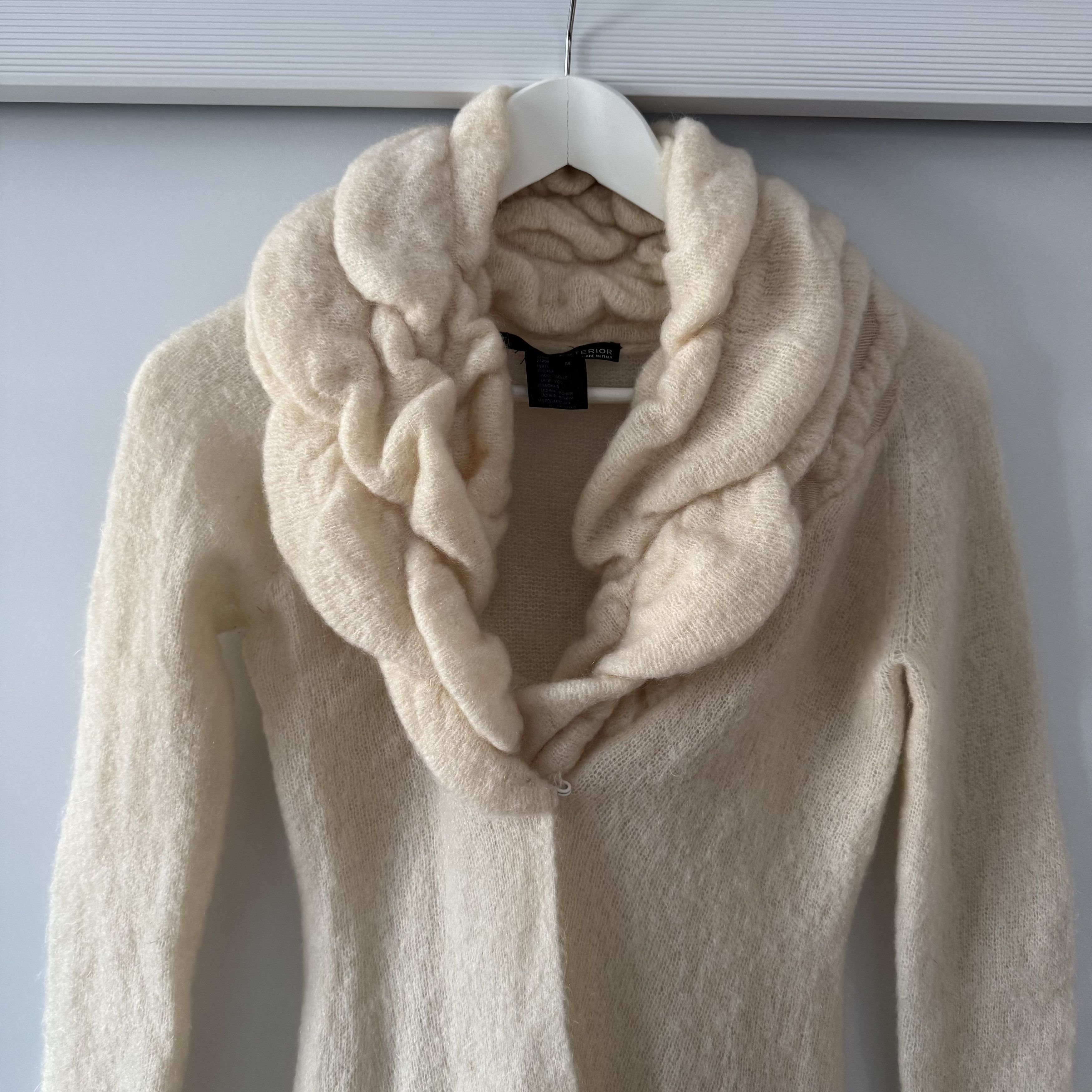 D.Exterior D.Exterior Rare Find Wool Mohair Knitted Cardigan Size M / US 6-8 / IT 42-44 - 5 Thumbnail