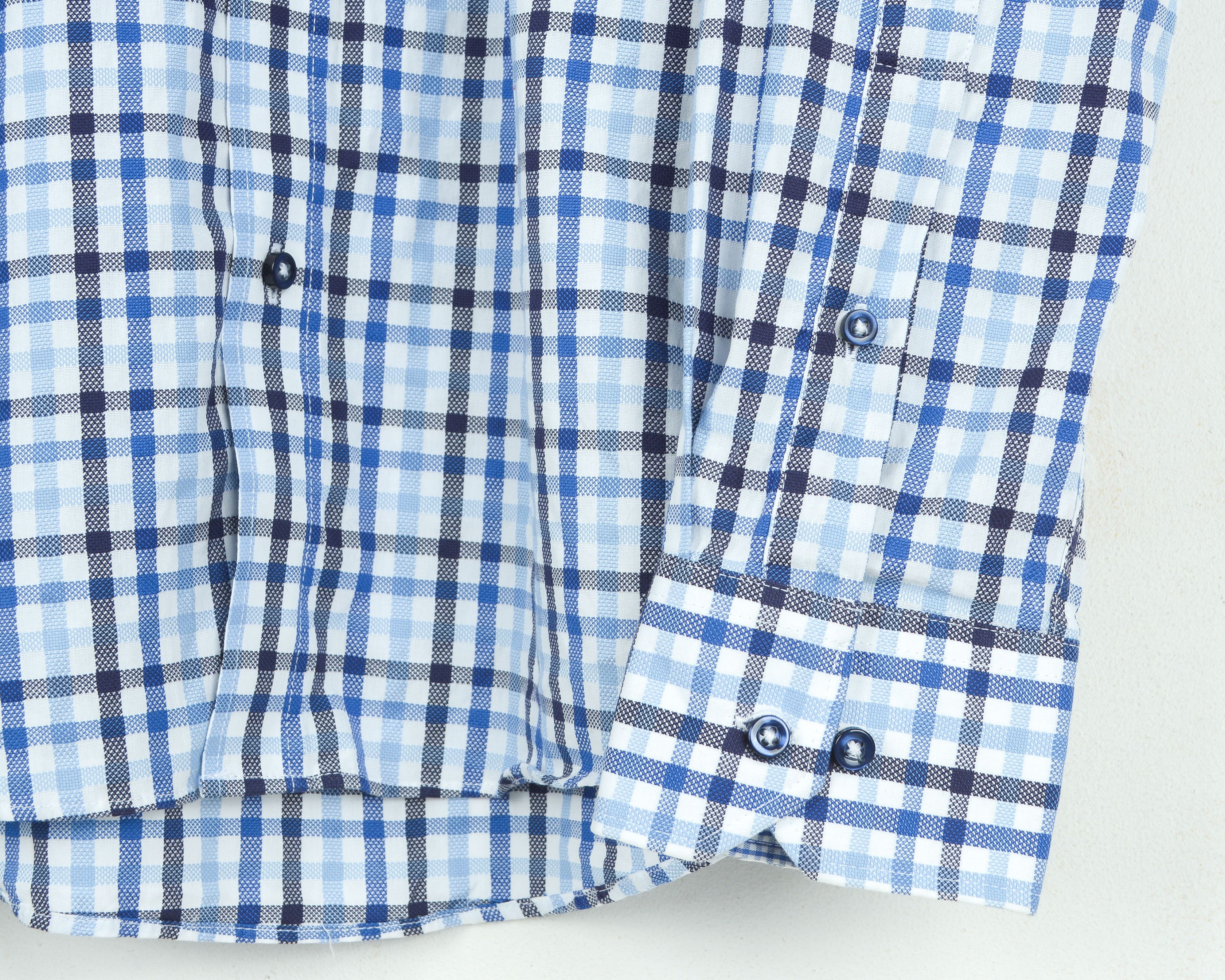 Other BERTONI 40 Button Up Shirt Long Sleeve Button Check Plaid Size US M / EU 48-50 / 2 - 3 Thumbnail
