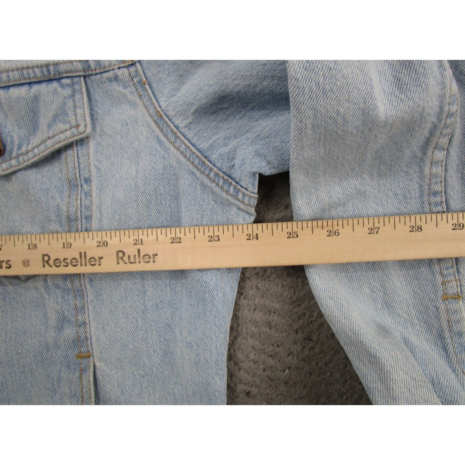 Denime VINTAGE 90s Blue Denim Jacket Size L Men's Trucker Button Up Regular Size US L / EU 52-54 / 3 - 5 Thumbnail