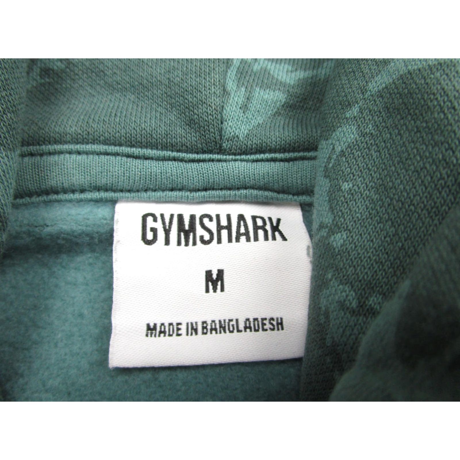 Gymshark Gymshark Hoodie Sweatshirt Mens Medium Green Camo Pullover Kangaroo Pocket Gym Size US M / EU 48-50 / 2 - 5 Thumbnail