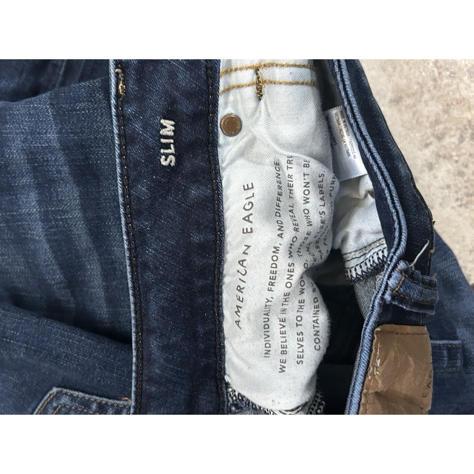 American Eagle Outfitters American Eagle Jeans Mn 29x30 Next Lvl Airflex Slim Skny Leg Size US 29 - 4 Thumbnail