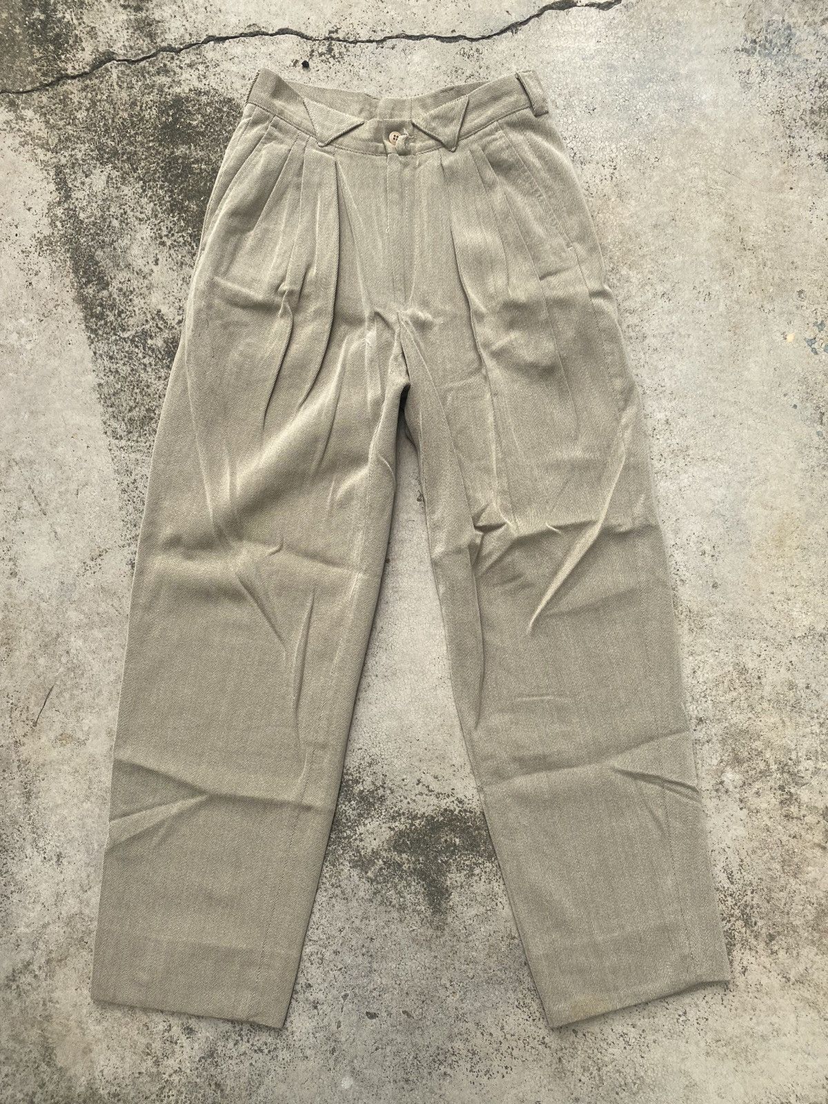 Designer × Versace × Vintage Vintage Versace Loose Casual Pants Size US 26 / EU 42 - 1 Thumbnail