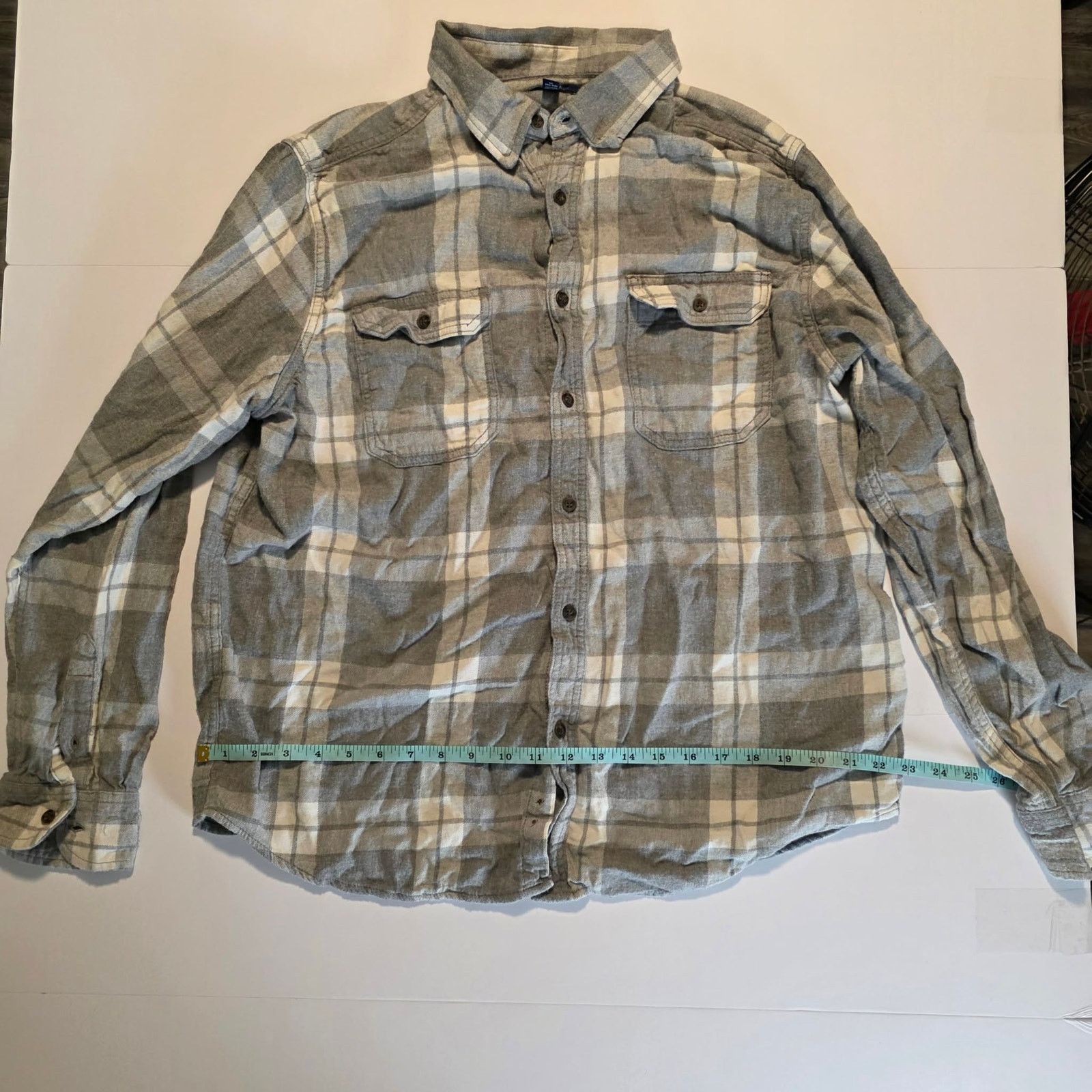 George George Plaid Button Up George XL (46-48) Size US XL / EU 56 / 4 - 2 Thumbnail