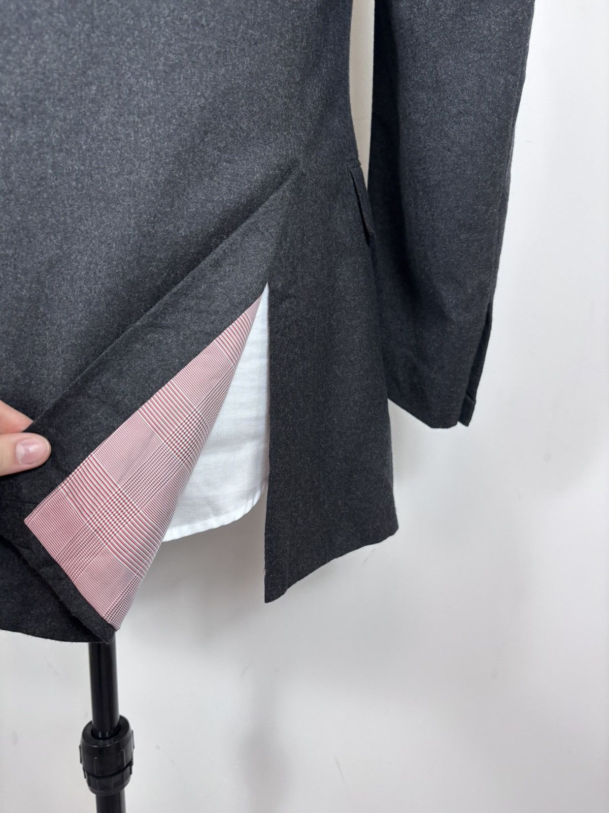 Suitsupply Suitsupply Men’s Charcoal Gray Wool Blazer Jacket 2-Buttons Size 42R - 15 Thumbnail