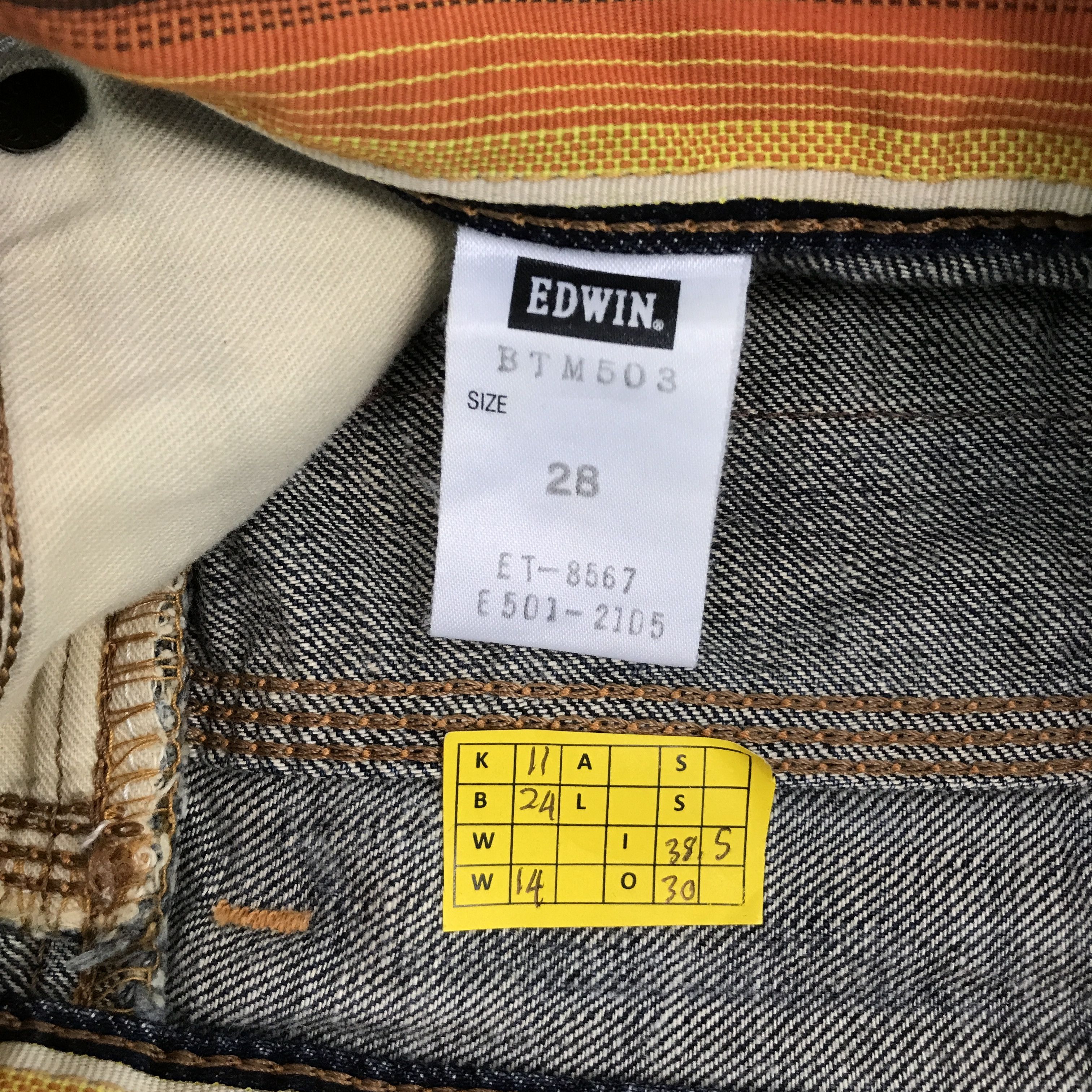 Japanese Brand edwin japan light denim jeans pants Size US 28 / EU 44 - 14 Thumbnail