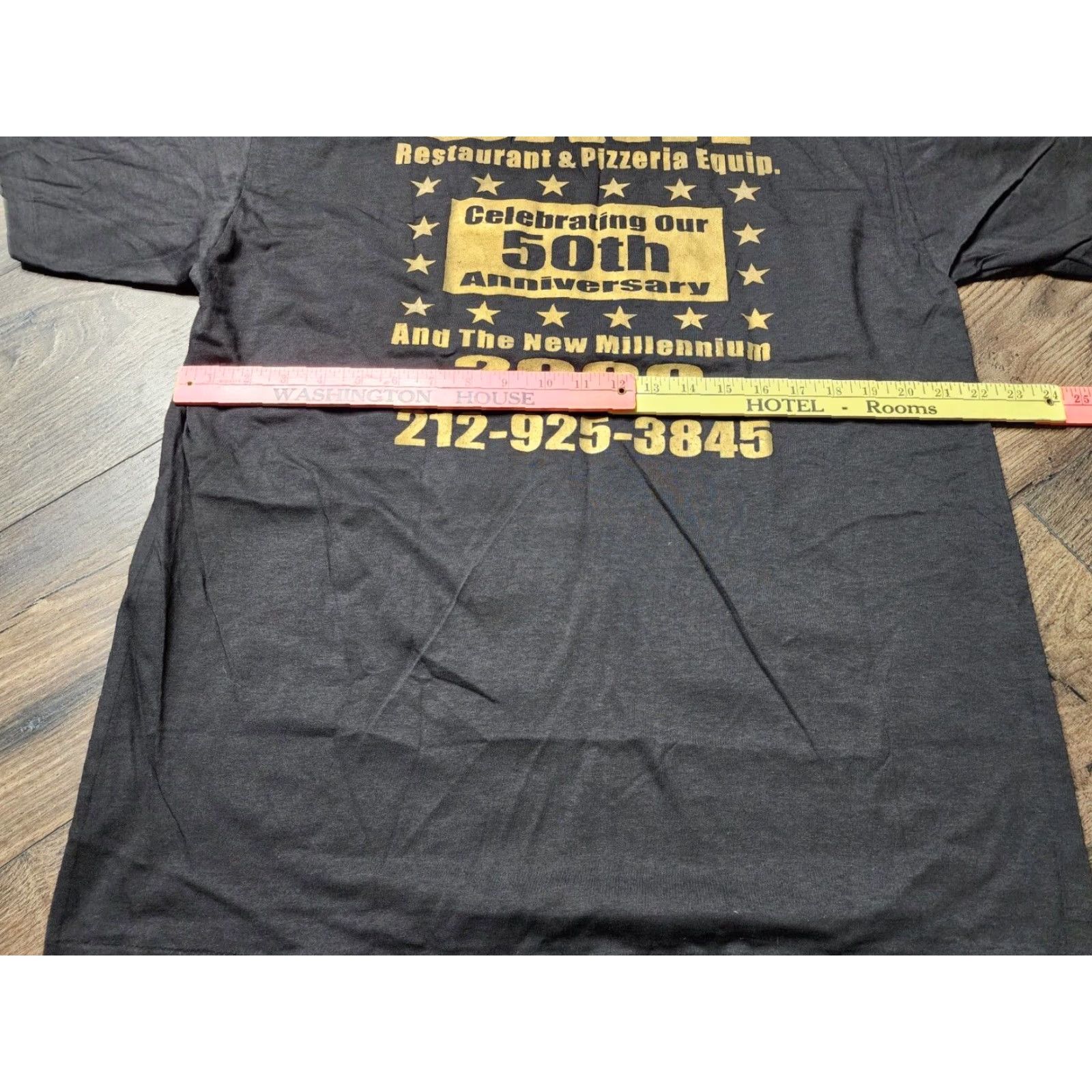 Equipment Vintage Mens XL 2000 Millennium T-Shirt Black Cotton 90s Logo Graphic Short Sleeve All Seasons Size US XL / EU 56 / 4 - 4 Thumbnail