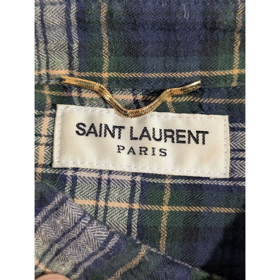 Saint Laurent Paris o1rshd1 CC20 Button Shirt in Multicolor Size US M / EU 48-50 / 2 - 16 Thumbnail