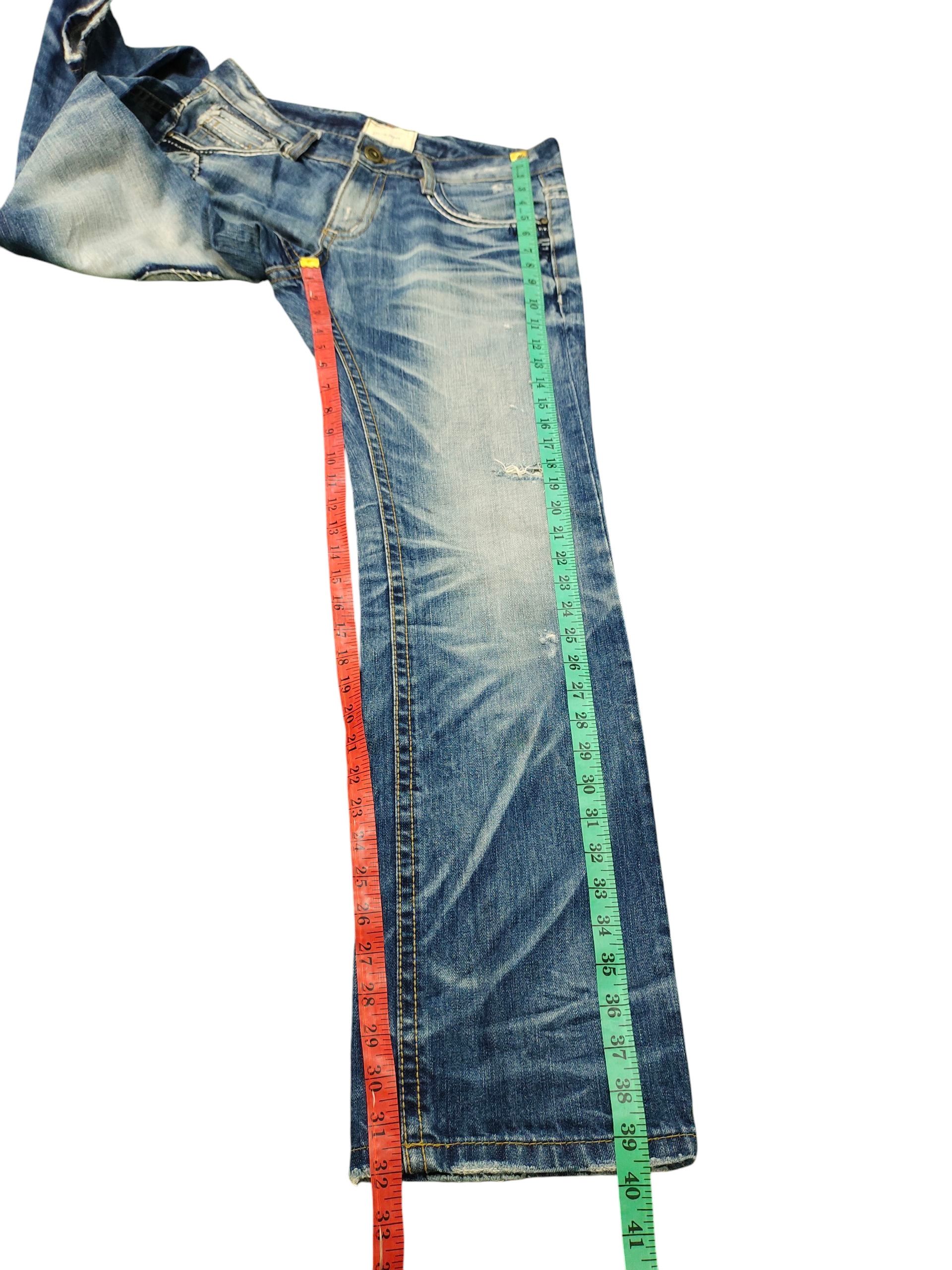 Number (N)ine × Undercover Yoshitomo Nara Lolita Clawmark Distress Denim Jeans Size US 30 / EU 46 - 18 Thumbnail