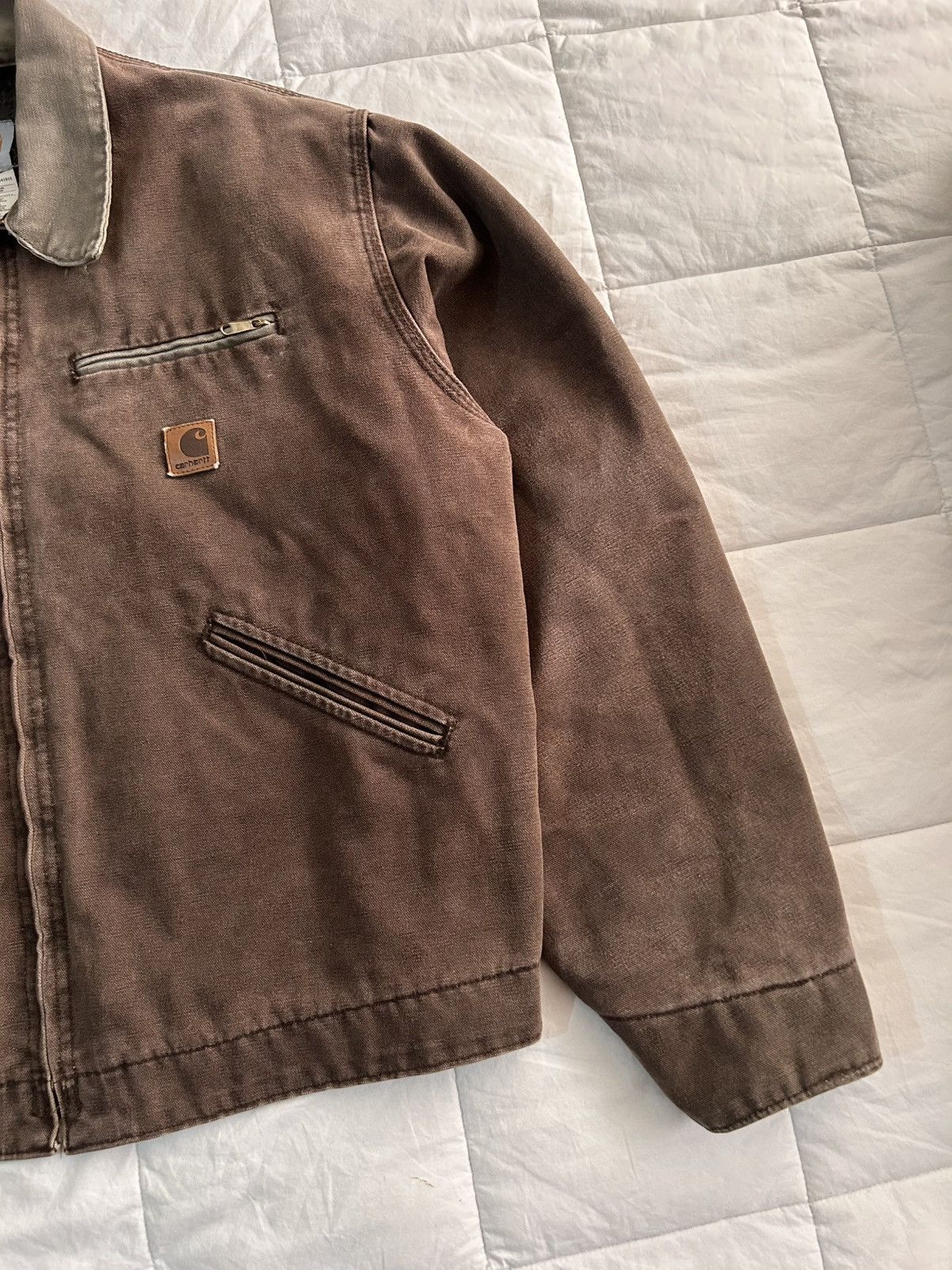 Carhartt SOLD Detroit Jacket Carhartt J97 CHT Size US L / EU 52-54 / 3 - 3 Thumbnail