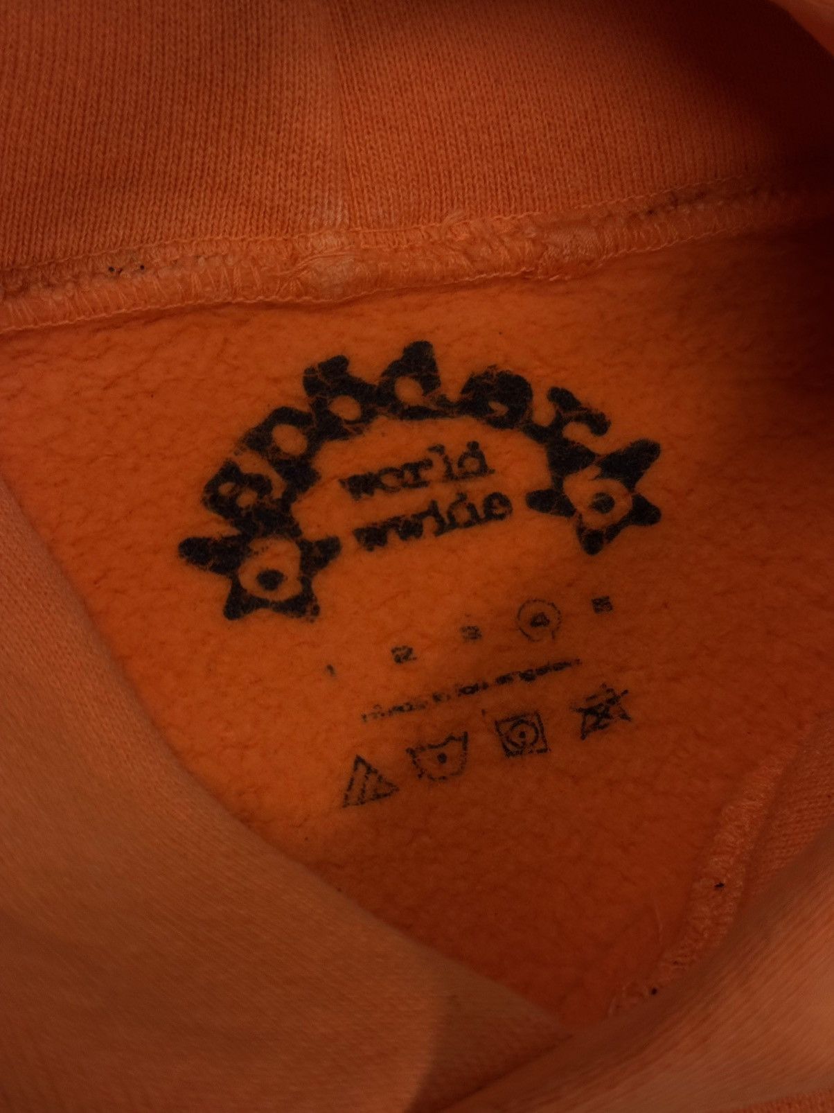 Sp5der Sp5der Worldwide Orange Star Hoodie Size XL (NEW) Size US XL / EU 56 / 4 - 6 Thumbnail