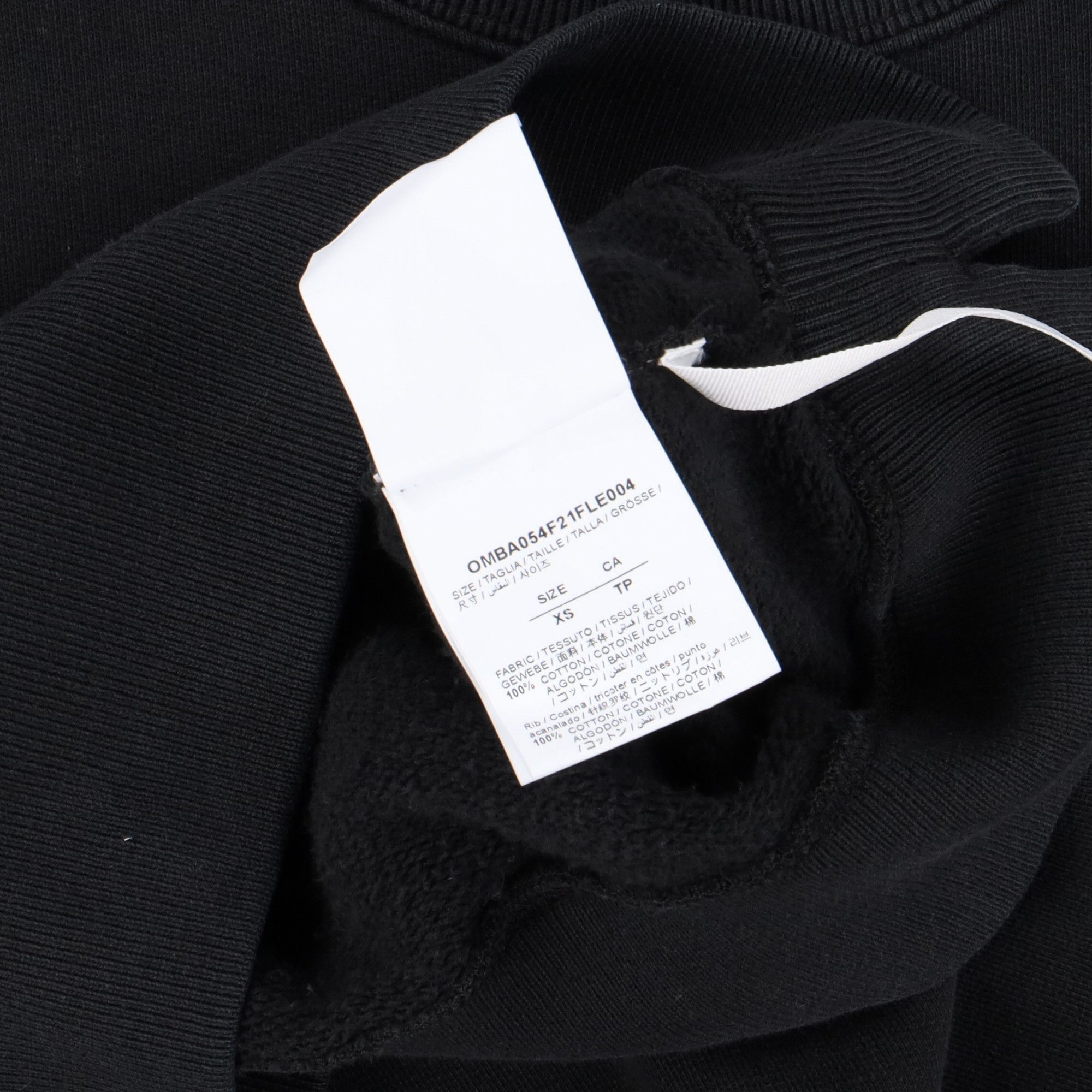 Off-White Vintage Black Big Logo Oversized Skate Sweatshirt Size XS / US 0-2 / IT 36-38 - 7 Thumbnail