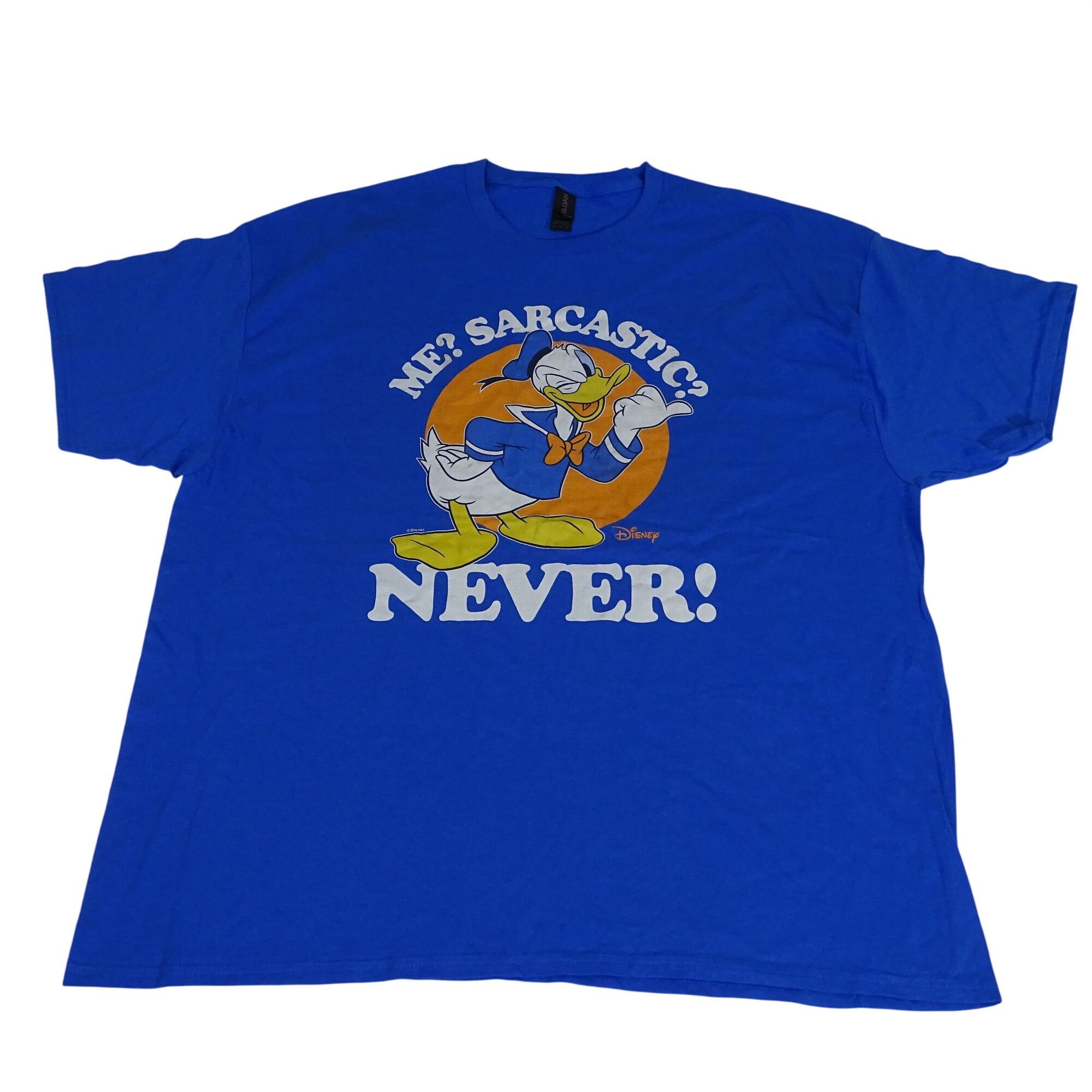 Gildan Gildan Disney Donald Duck Graphic T-Shirt Blue Size 2XL Crew Size US XXL / EU 58 / 5 - 1 Thumbnail