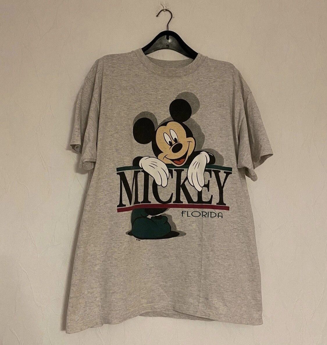 Disney Mickey mouse Vintage big logo tee 90s Size US XL / EU 56 / 4 - 1 Thumbnail