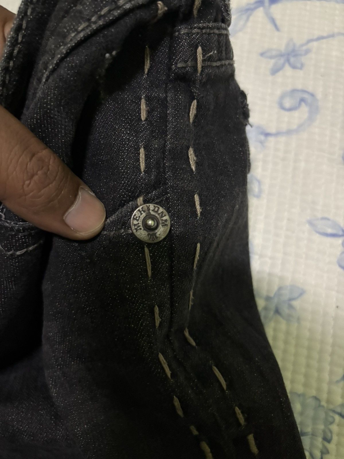 MEK × Mek Denim Mek Denim Streetwear Distressed Denim Size US 33 - 18 Thumbnail