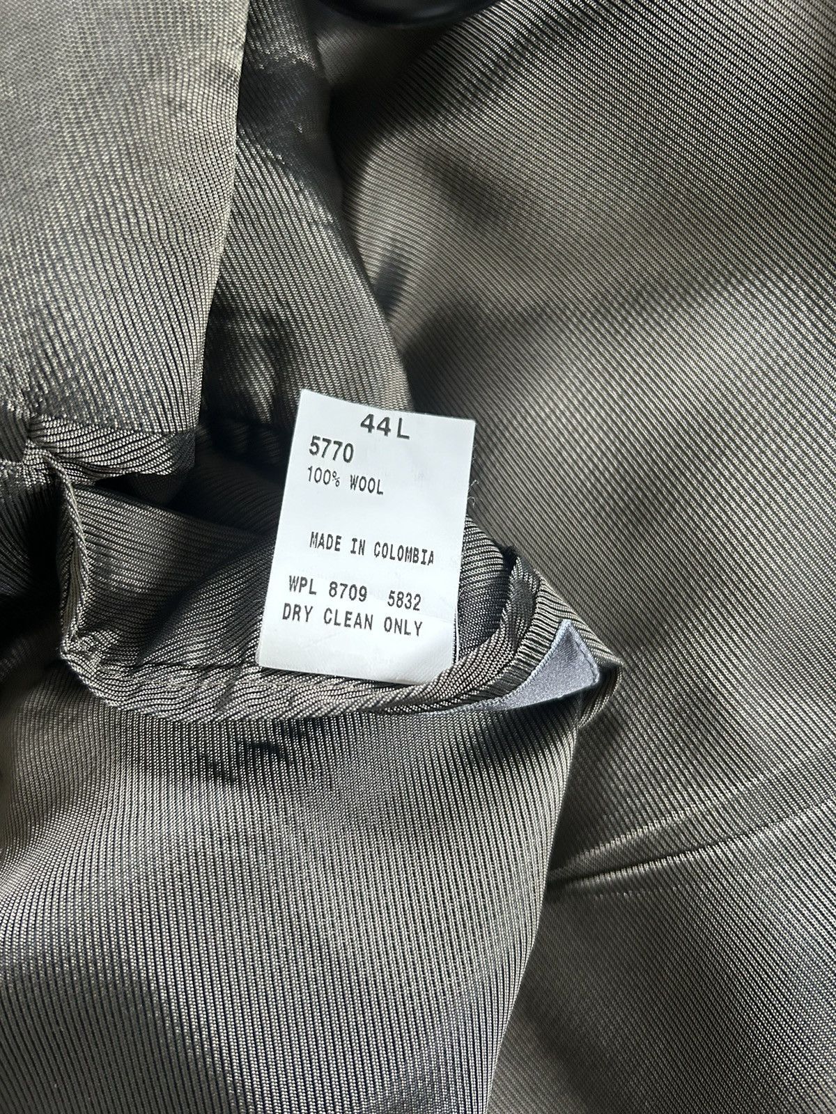 Oscar De La Renta Oscar de la Renta Herringbone Wool Blazer 44L Colombia Size 44L - 6 Thumbnail