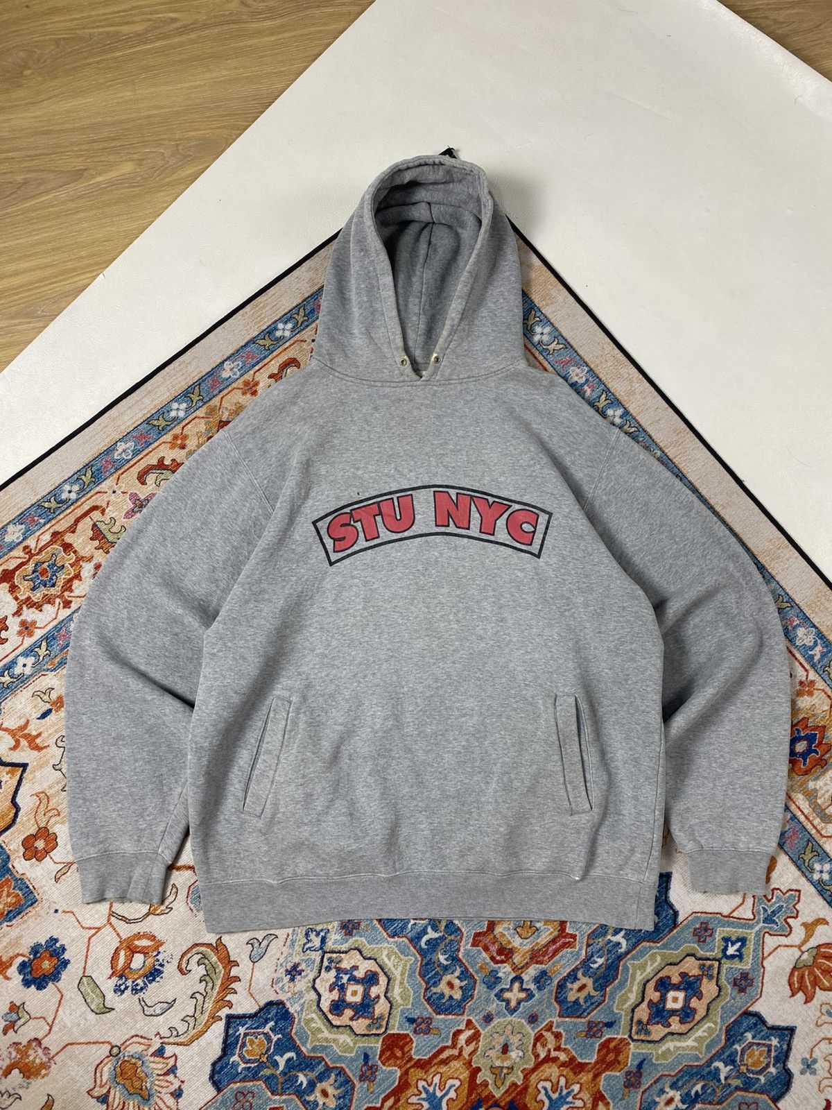 Stussy Vintage Stussy Rip Off Run DMC Hooded Size US XL / EU 56 / 4 - 1 Thumbnail