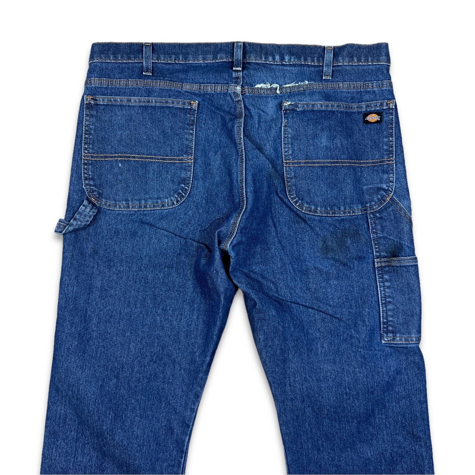Dickies × Vintage Dickies Jeans 38x34 Flex Relaxed Straight Distressed Denim Size US 38 / EU 54 - 4 Thumbnail