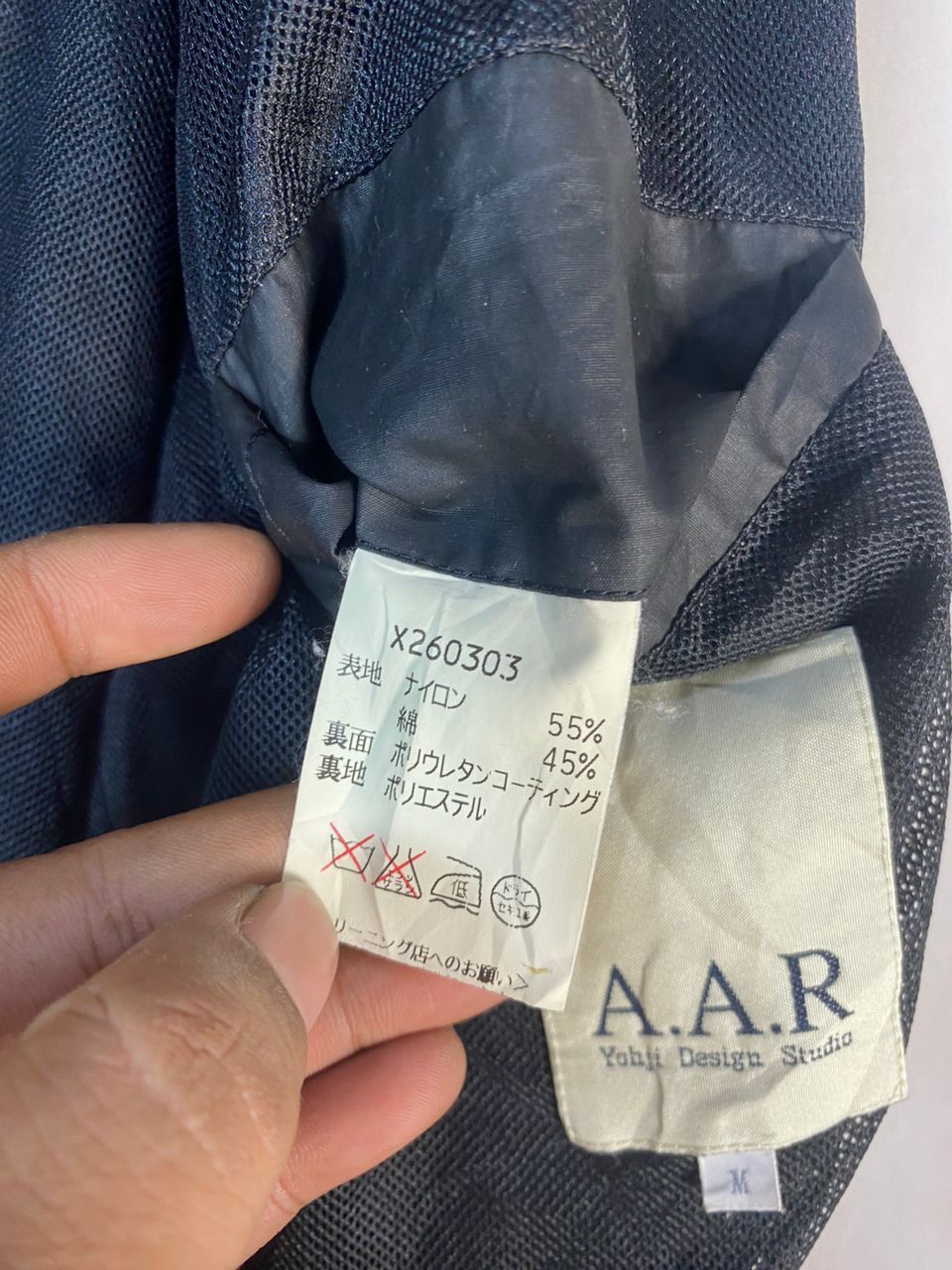 Japanese Brand × Yohji Yamamoto A.a.r yohji Yamamoto distressed jacket hidden hoodie Size US M / EU 48-50 / 2 - 8 Thumbnail