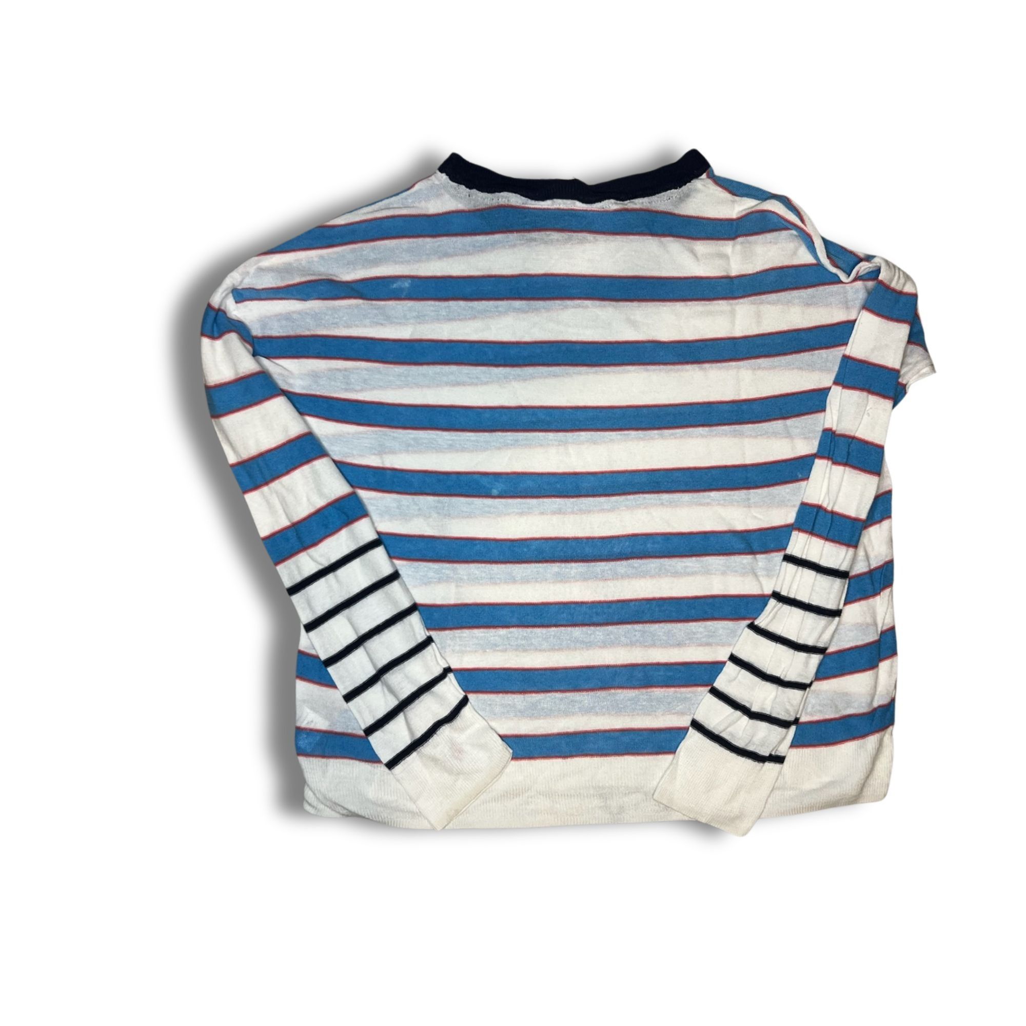 Splendid Splendid X Gray Malin Striped Long Sleeve Sweater XS Cotton Size XS / US 0-2 / IT 36-38 - 3 Thumbnail