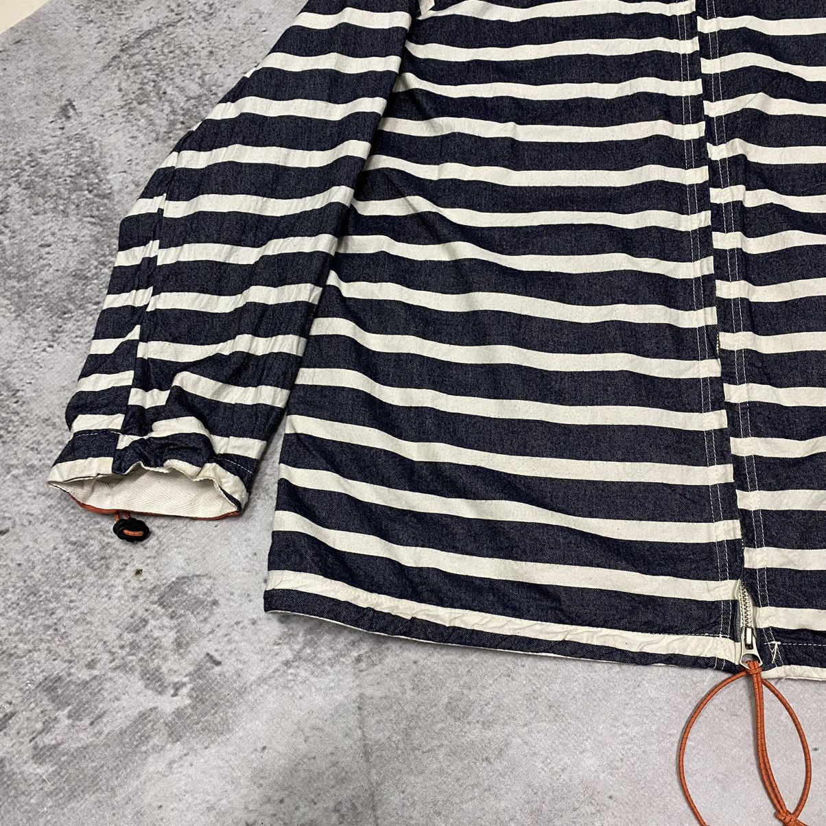 Japanese Brand 🇯🇵Chairmade Stripe Jacket🇯🇵 Size US XL / EU 56 / 4 - 11 Thumbnail