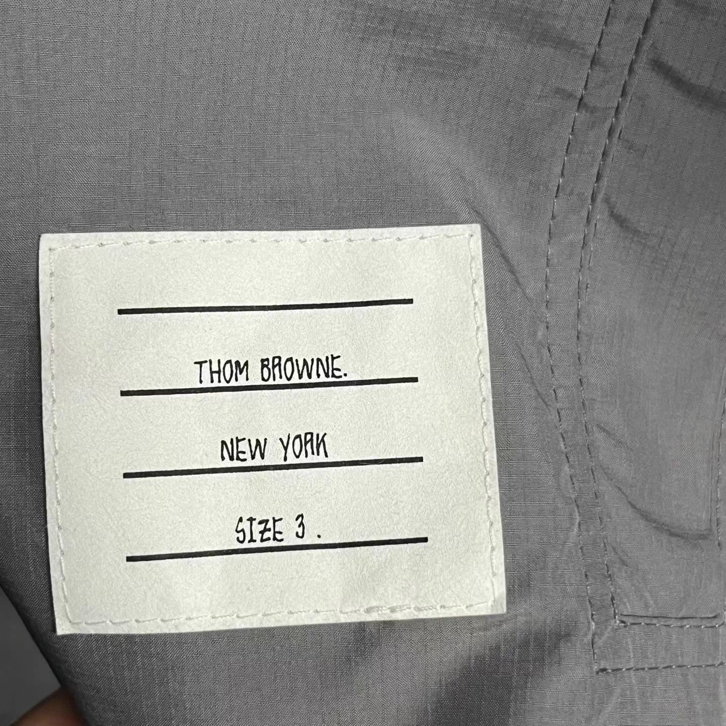 Thom Browne Thom Browne Gray 4-Bar Stripe Hooded Jacket Size US S / EU 44-46 / 1 - 5 Thumbnail