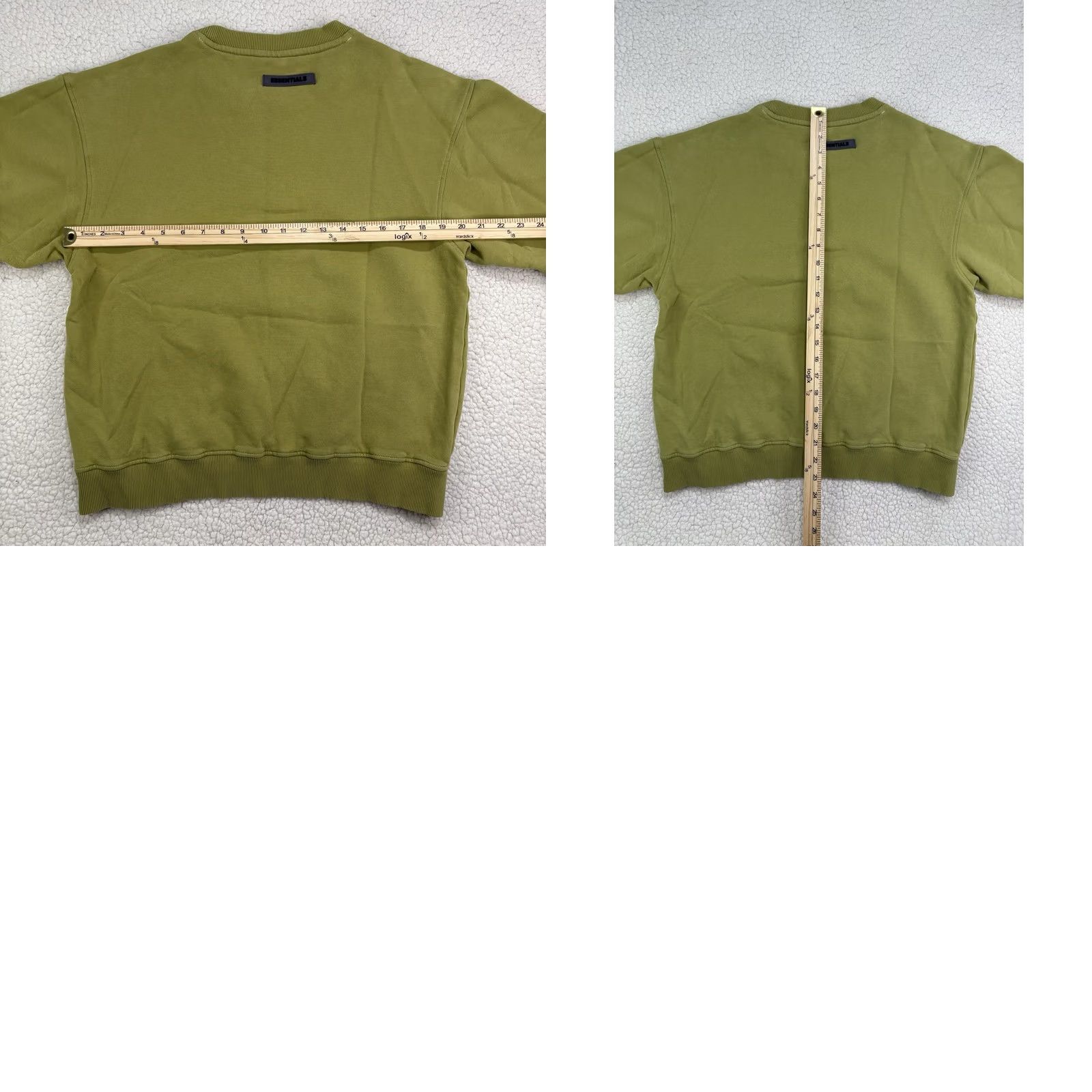 Vintage Essentials Fear Of God Sweatshirt Mens M Green Pullover Crewneck Flaws Size US M / EU 48-50 / 2 - 8 Thumbnail