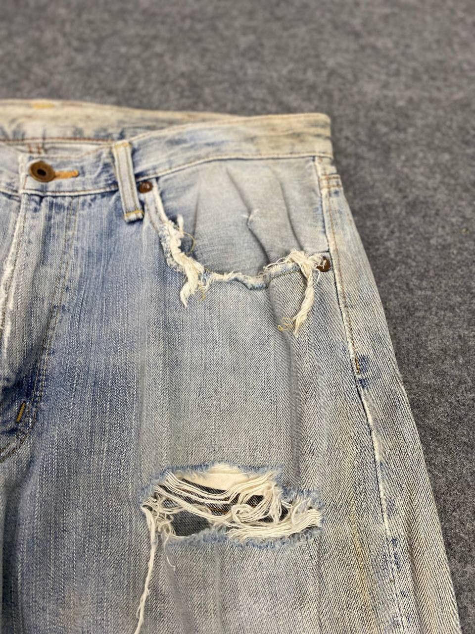 Edwin vintage edwin 505zx selvedge distressed denim Size US 34 / EU 50 - 14 Thumbnail