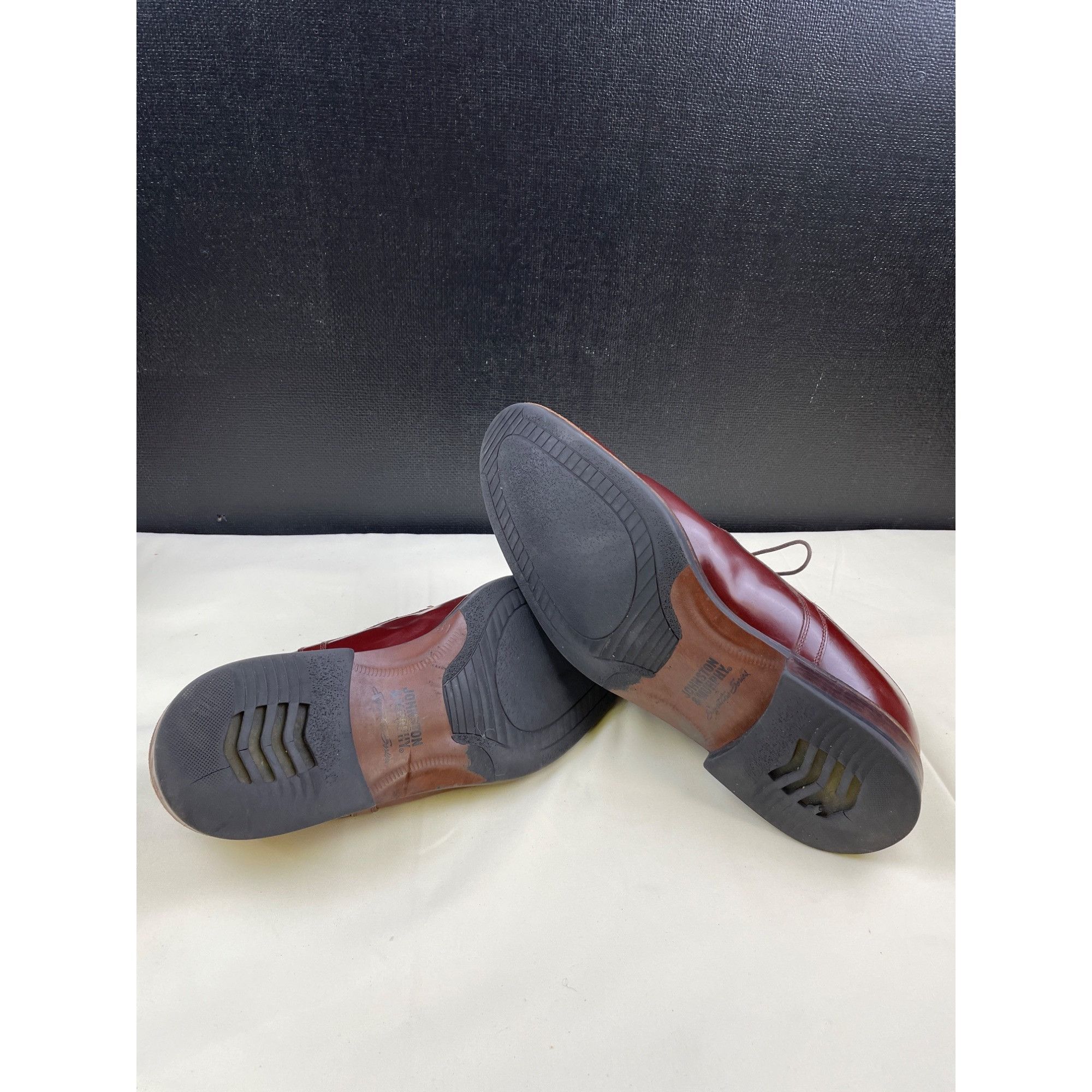 Johnston & Murphy Johnston & Murphy Men's Brown Leather Shoes/ Oxford Lace up Size US 10.5 / EU 43-44 - 8 Thumbnail