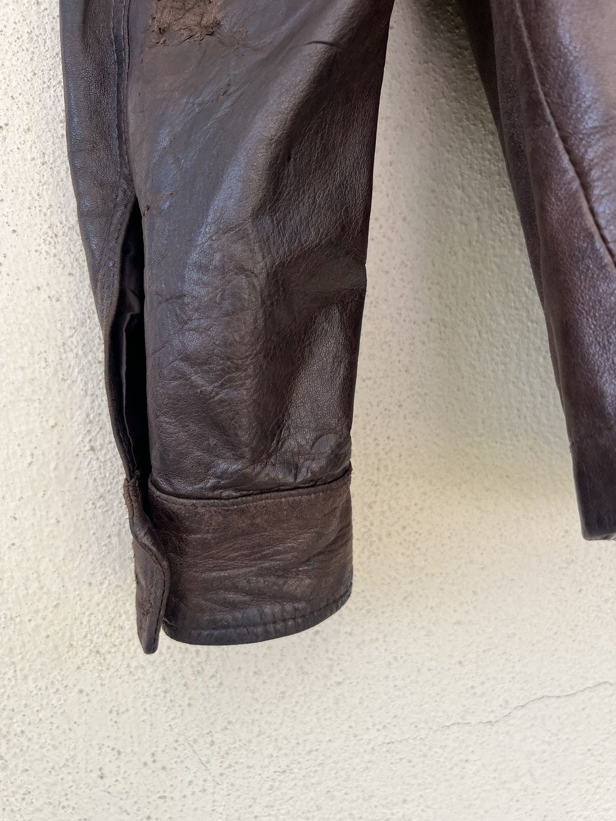 Lamborghini Vintage Tonino Lamborghini Patina Dark Brown Leather Jacket Size US M / EU 48-50 / 2 - 16 Thumbnail