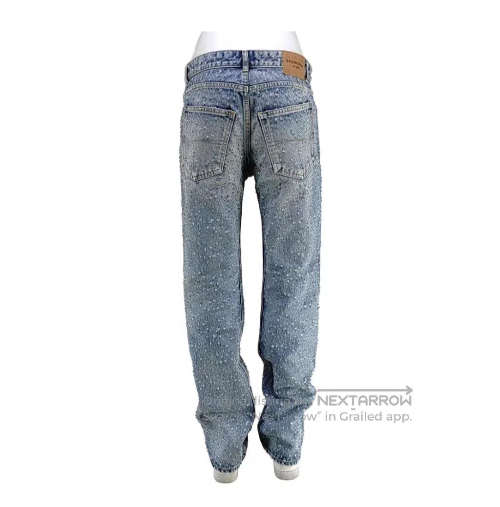 Balenciaga Balenciaga Blue Diamond Button Mid. Size 27" / US 4 / IT 40 - 2 Thumbnail