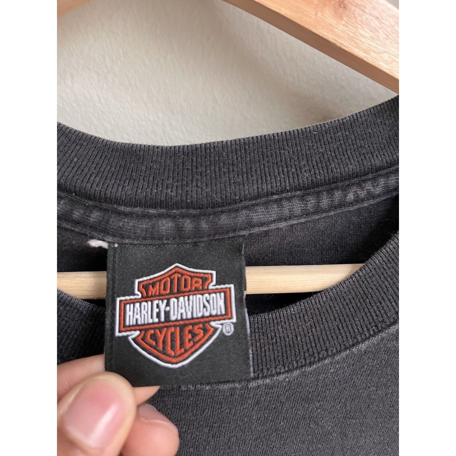 Harley Davidson VINTAGE STYLE HARLEY DAVIDSON BLACK T SHIRT SIZE XXXL Y2K Size US XXL / EU 58 / 5 - 5 Thumbnail