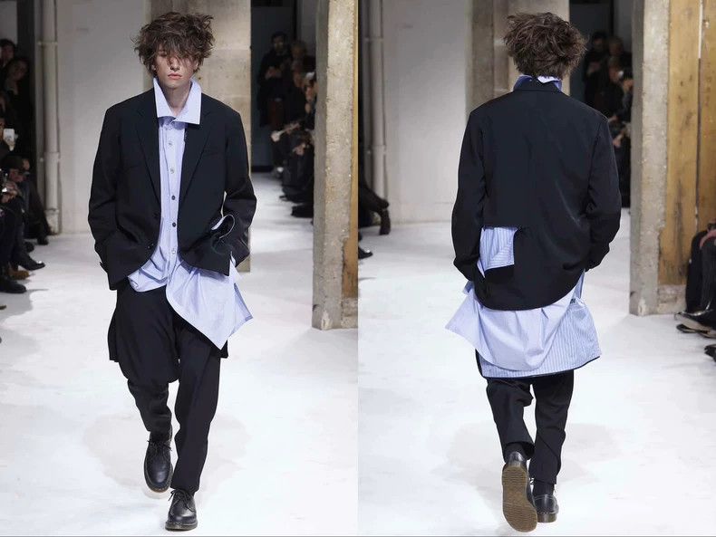 Yohji Yamamoto Yohji Yamamoto size 3 17aw Blue Stripe Zip Pants 2502-Next Size US 30 / EU 46 - 7 Thumbnail