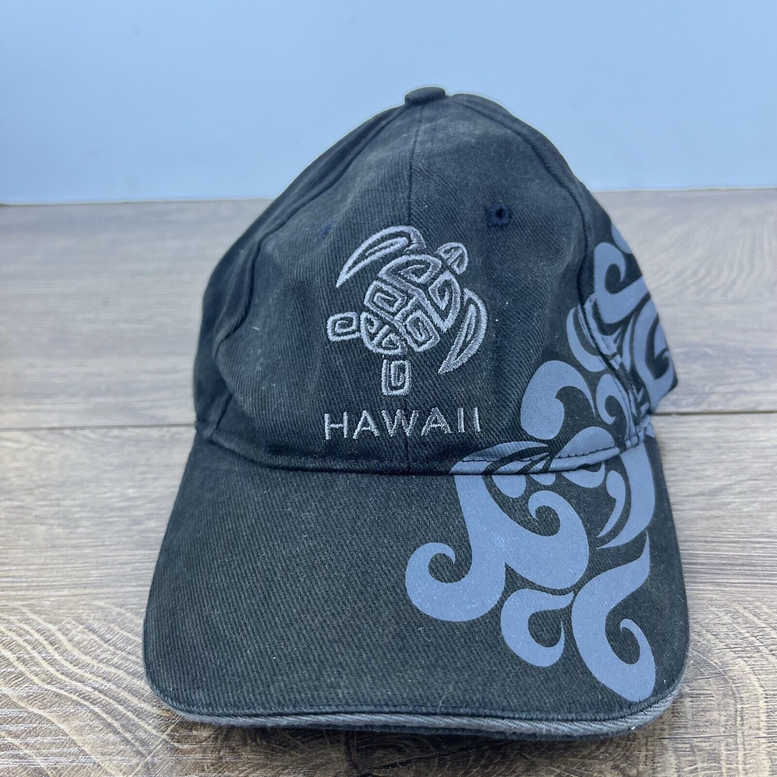 Other Hawaii Hat Hawaii Turtle Hat Black Hat Adjustable Black Adul Size ONE SIZE - 2 Thumbnail