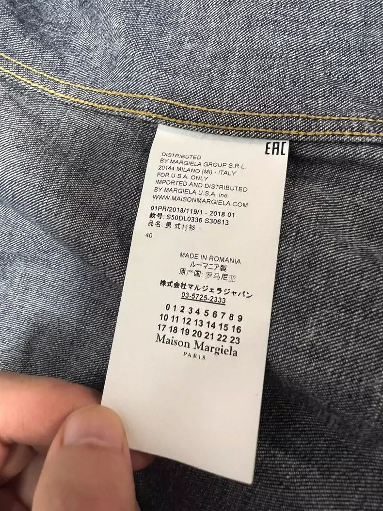 Maison Margiela Maison Margiela Denim button shirt Size US S / EU 44-46 / 1 - 4 Thumbnail