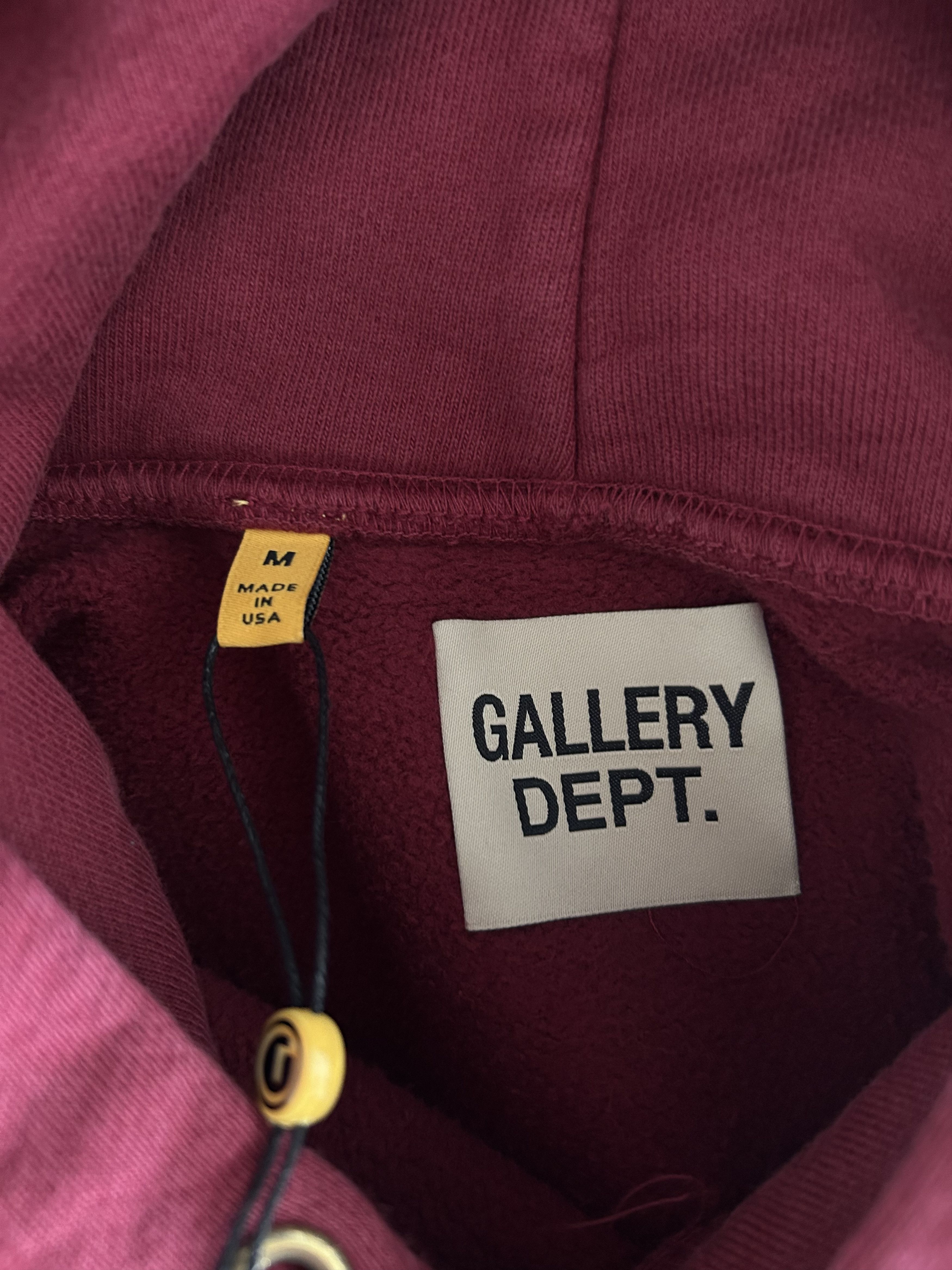 Gallery Dept. Gallery Dept Red & White Gym Logo Hoodie Size US L / EU 52-54 / 3 - 3 Thumbnail