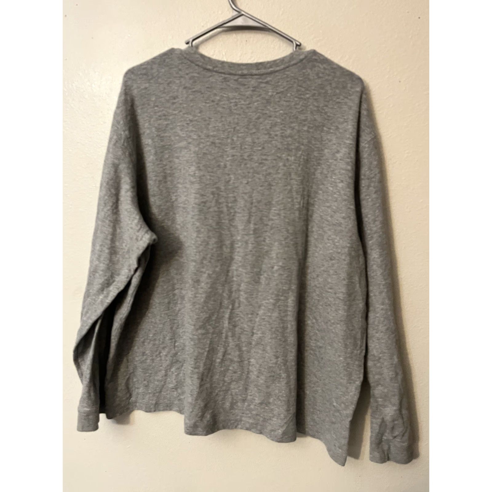 Eddie Bauer VINTAGE Eddie Bauer Shirt Men 3XL Gray Knit Henley Long Sleeve Pullover XXXL Size US XXL / EU 58 / 5 - 3 Thumbnail