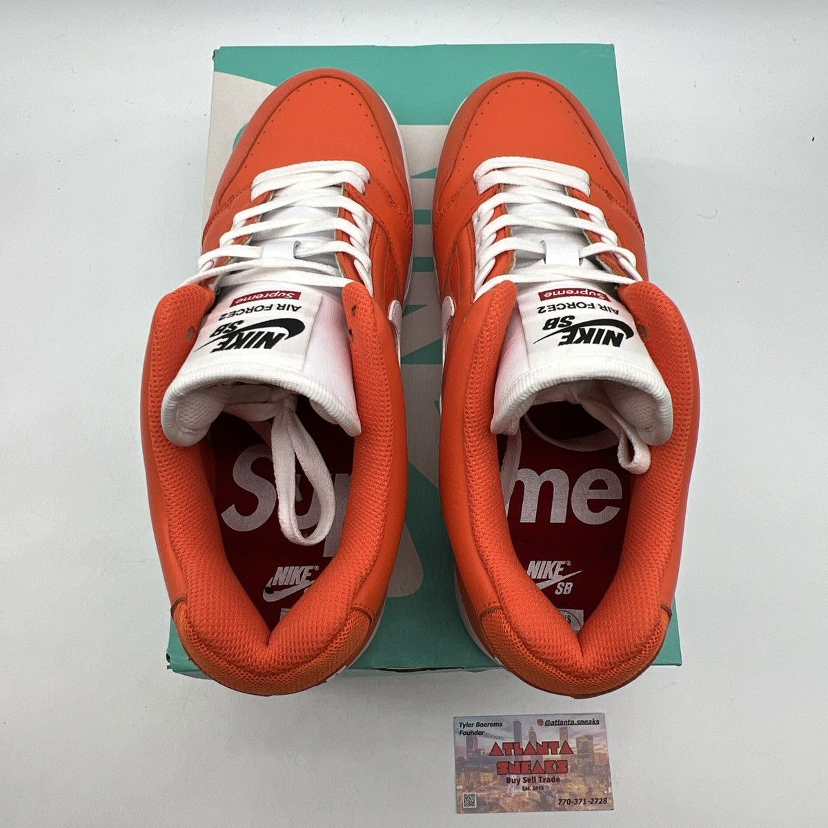 Nike Wmns x air force 2 orange Size US 10.5 / EU 43-44 - 7 Thumbnail