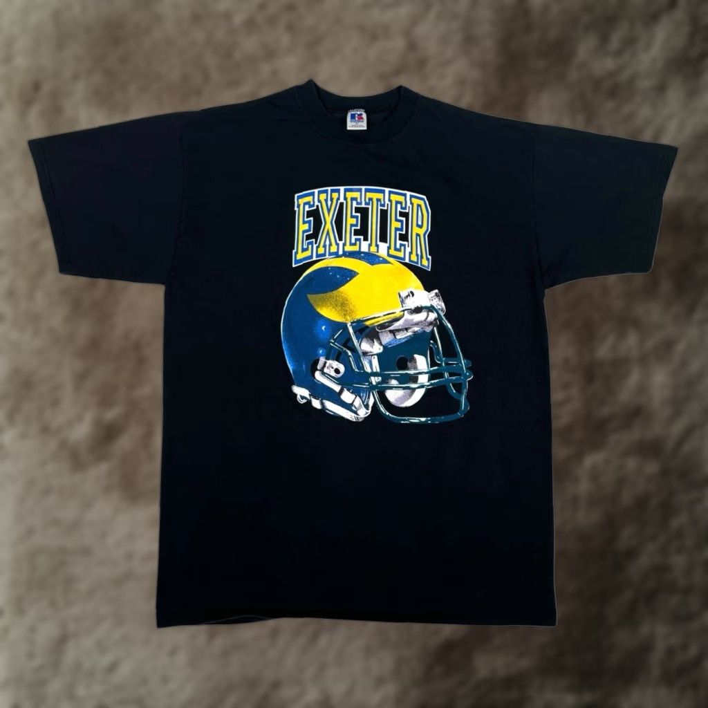 Russell Athletic VINTAGE Exeter Monarchs T-Shirt Mens XL Football Russell Athletic California Size US XL / EU 56 / 4 - 1 Thumbnail