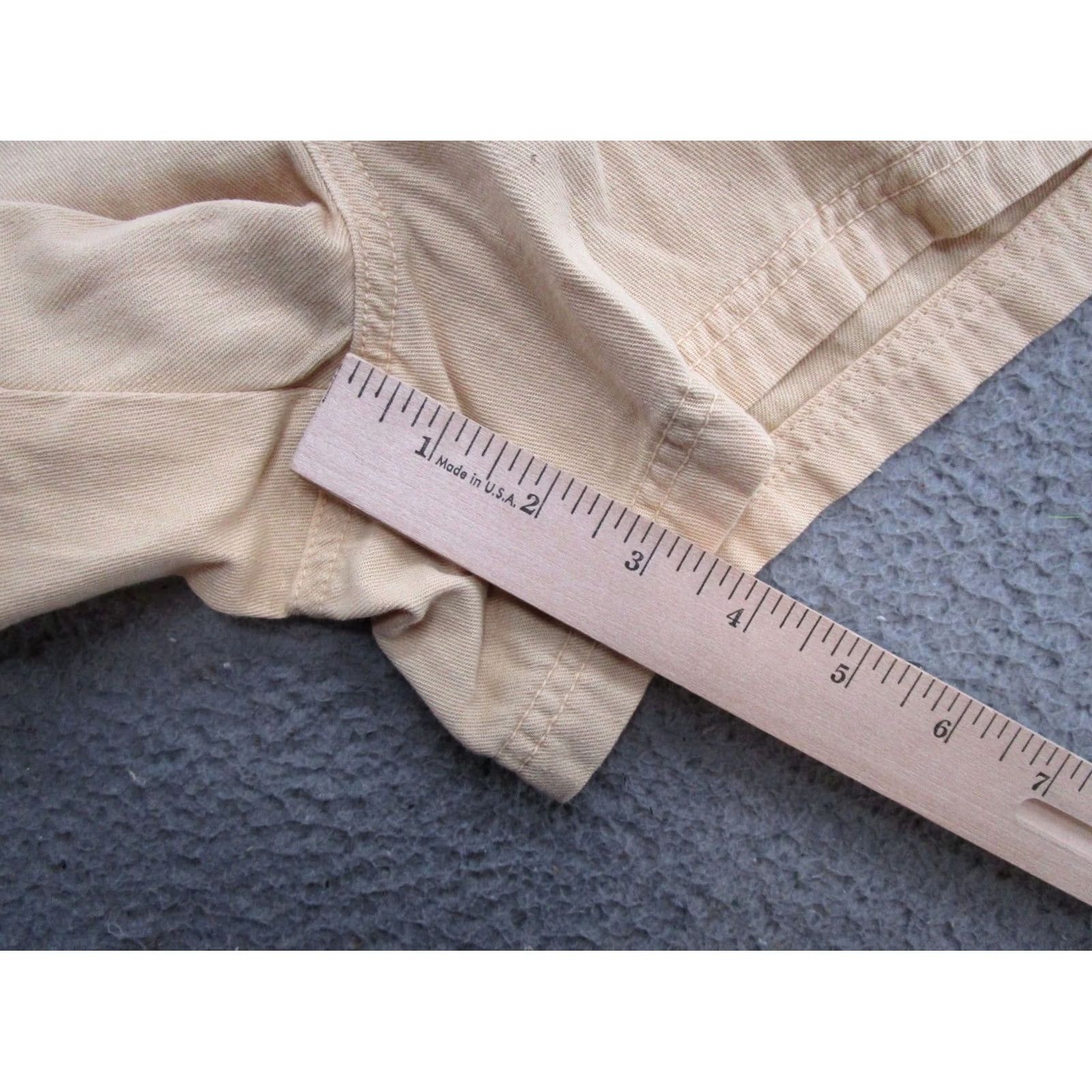 Vintage VINTAGE Universal Thread Shorts Beige High Rise Mom Size 12 Cotton Outdoor Hiking 5-Pocket Women Boys? Size 34" / US 12 / IT 48 - 7 Thumbnail