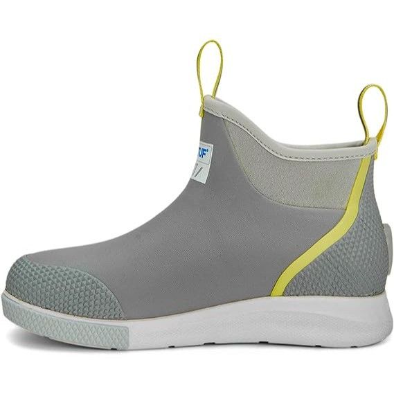 image of Designer Xtratuf Women's Ankle Deck Boots Gray/yellow Size 10