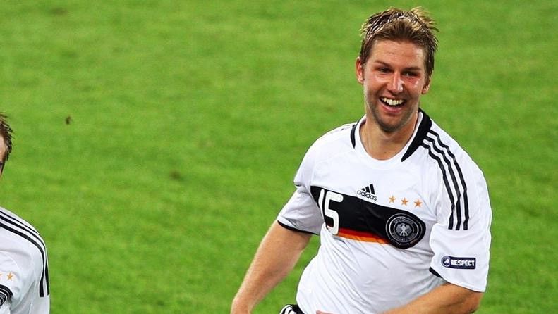 Adidas YXL GERMANY ADIDAS 2008 EURO SOCCER JERSEY #15 HITZLSPERGER Size US M / EU 48-50 / 2 - 10 Thumbnail