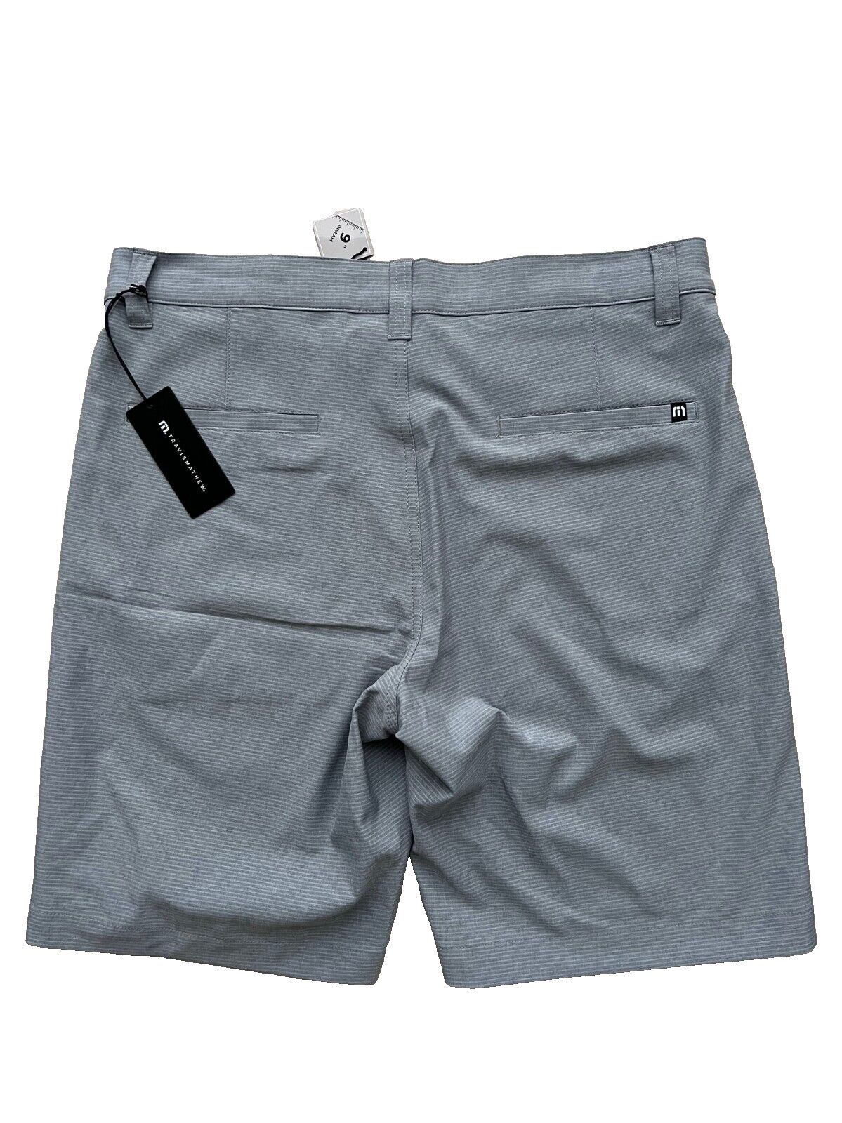 TravisMathew Travis Mathew Sand Harbor Golf Shorts Heather Sleet ( 32 ) Size US 32 / EU 48 - 4 Thumbnail