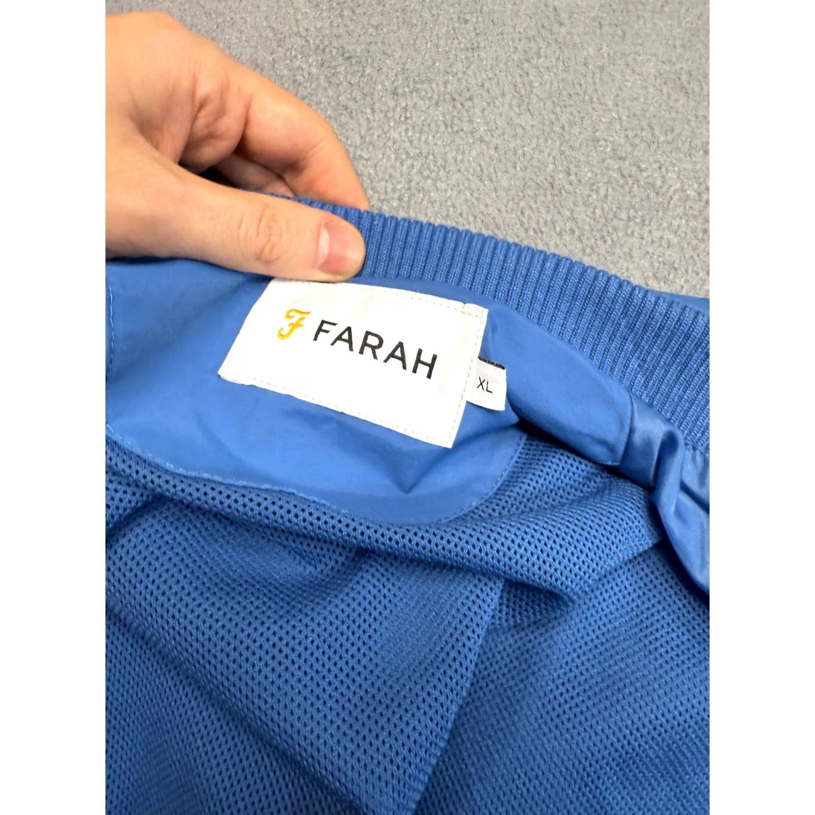 Farah Farah Blue Jacket Bomber Snap Buttons mens XL Size Blue Size US XL / EU 56 / 4 - 6 Thumbnail