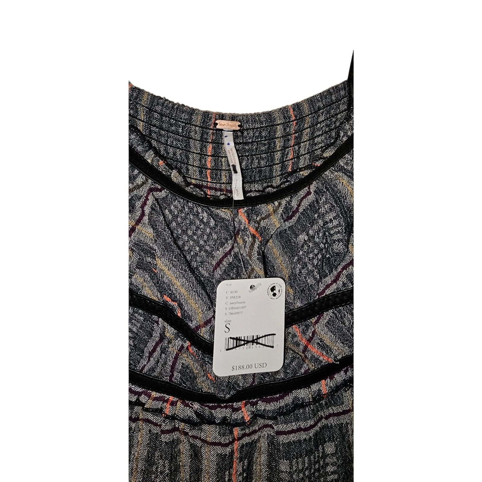 Free People New Free People Marley Plaid One-Piece Jumpsuit $188 SMALL Size 28" / US 6 / IT 42 - 9 Thumbnail