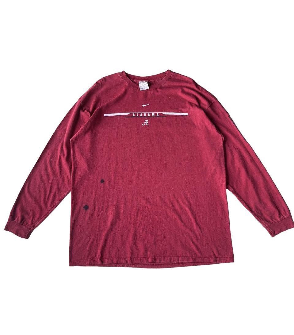 Nike Vintage Y2k Nike Center Logo Alabama Long Sleeve Size US L / EU 52-54 / 3 - 1 Thumbnail